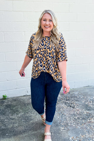 Just So You Know Leopard Top