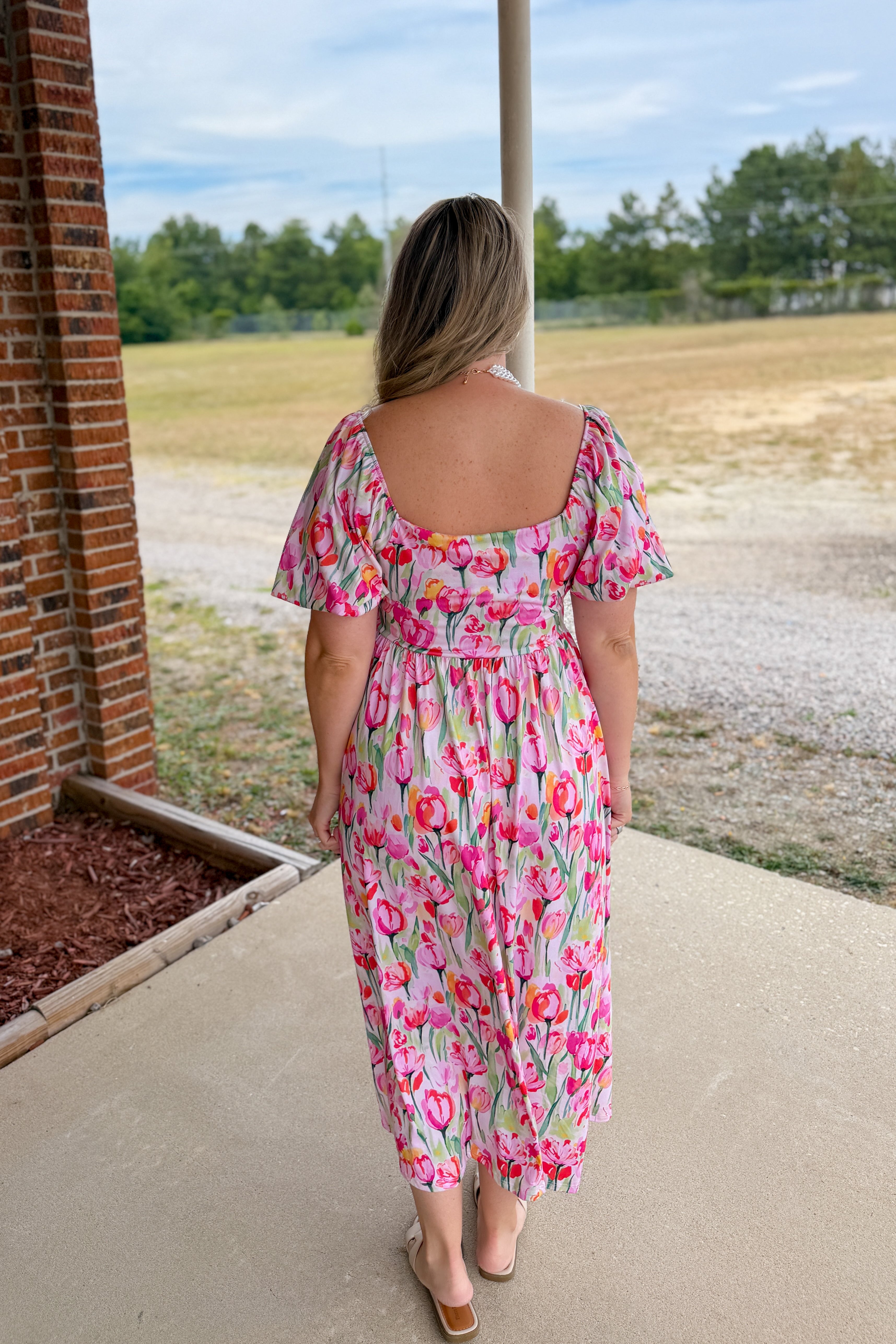 Tulip Bloom Maxi Dress