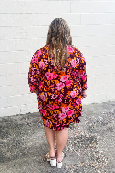 Take Your Place Floral Dress