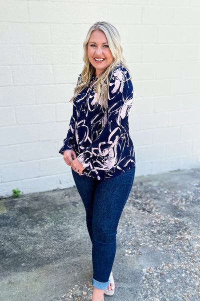 Back To Your Floral Print Top