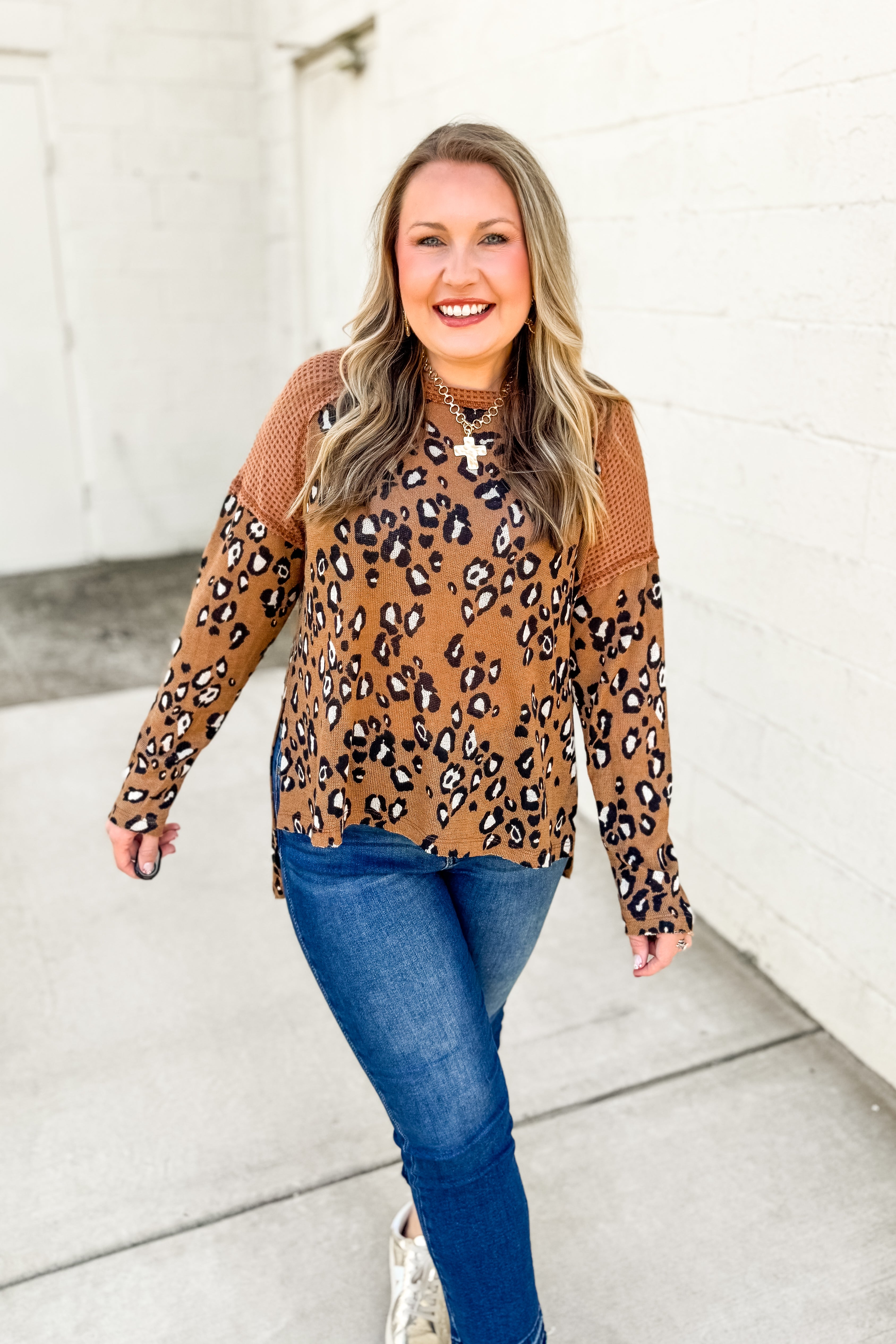 Savannah Nights Leopard Top