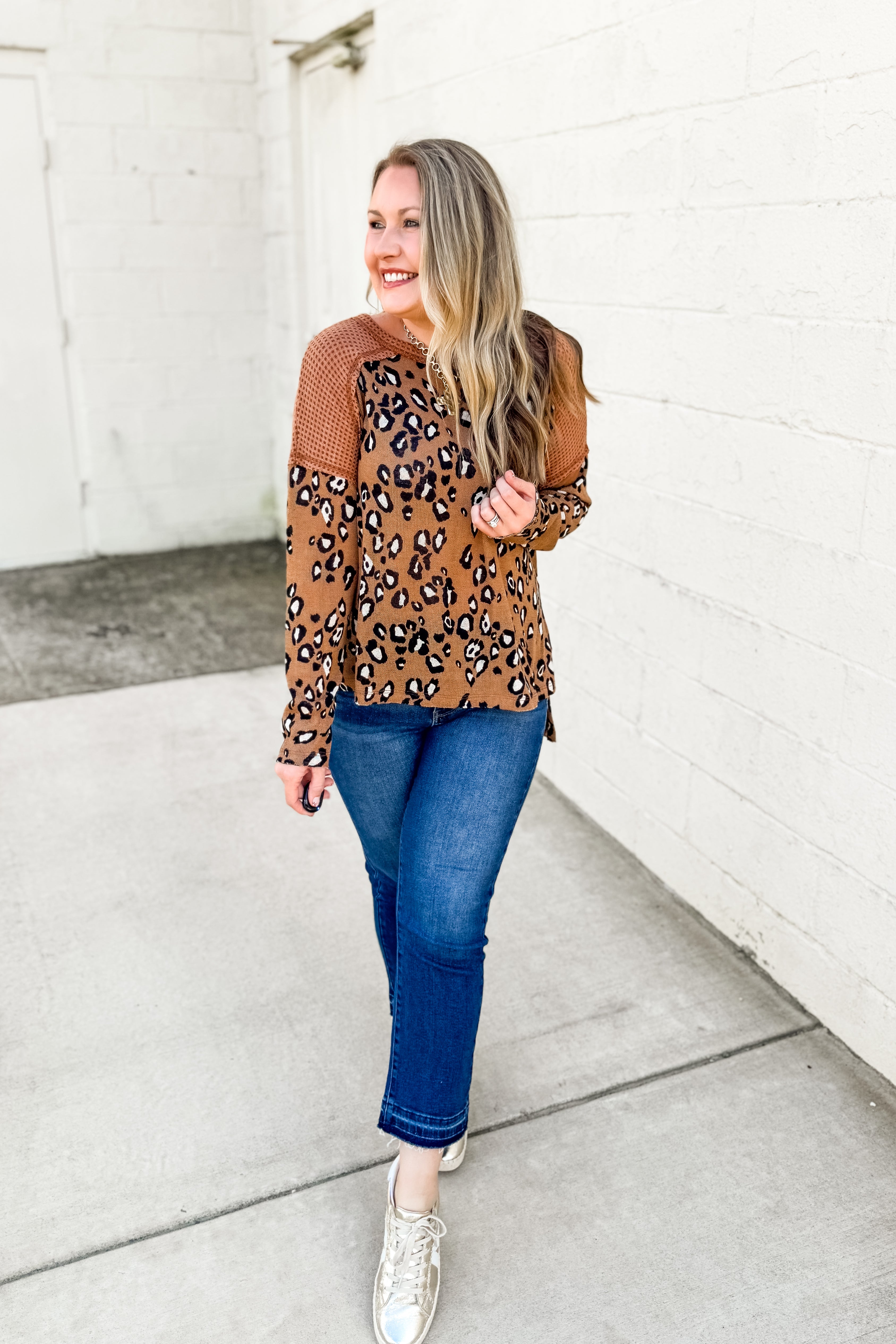 Savannah Nights Leopard Top