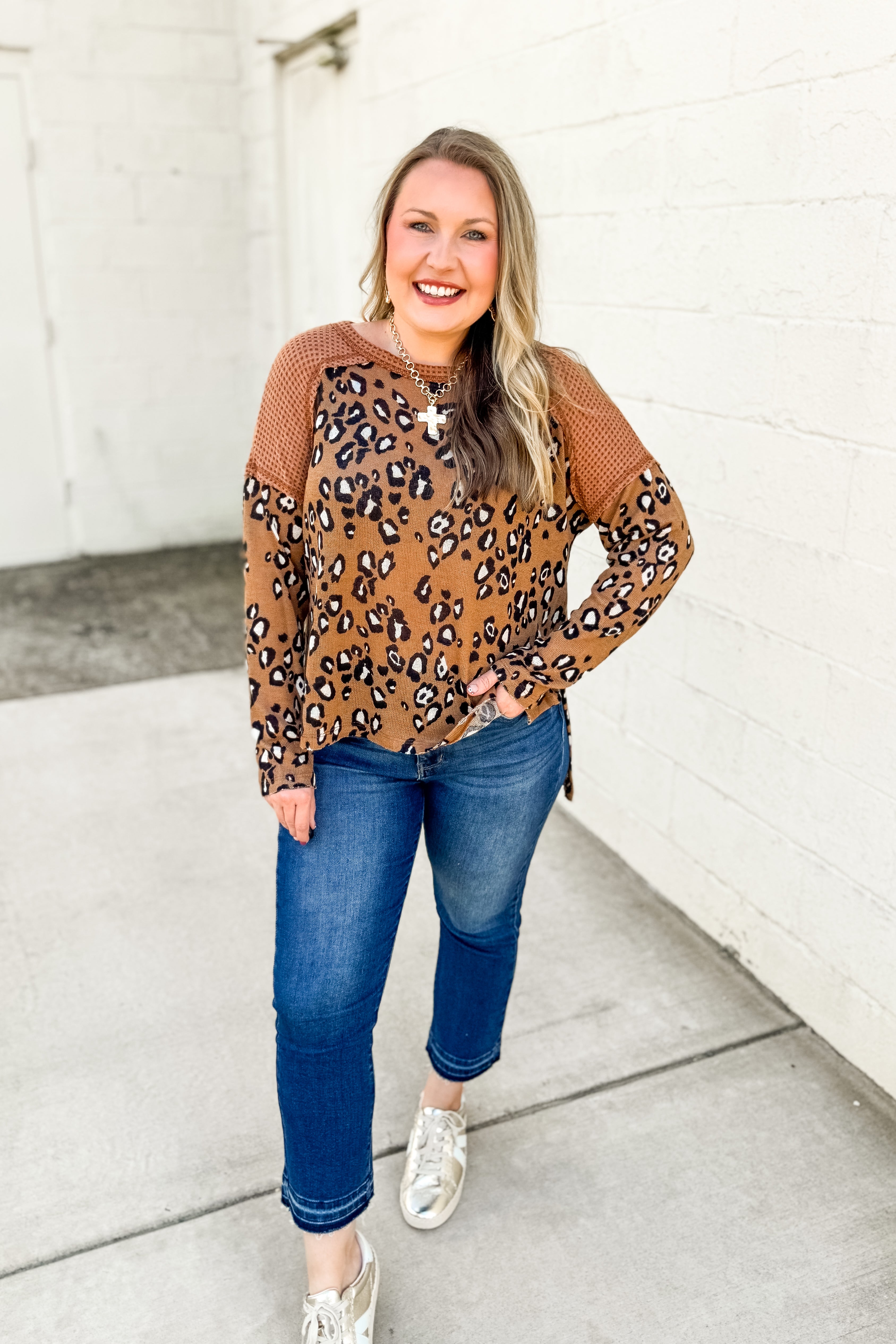 Savannah Nights Leopard Top