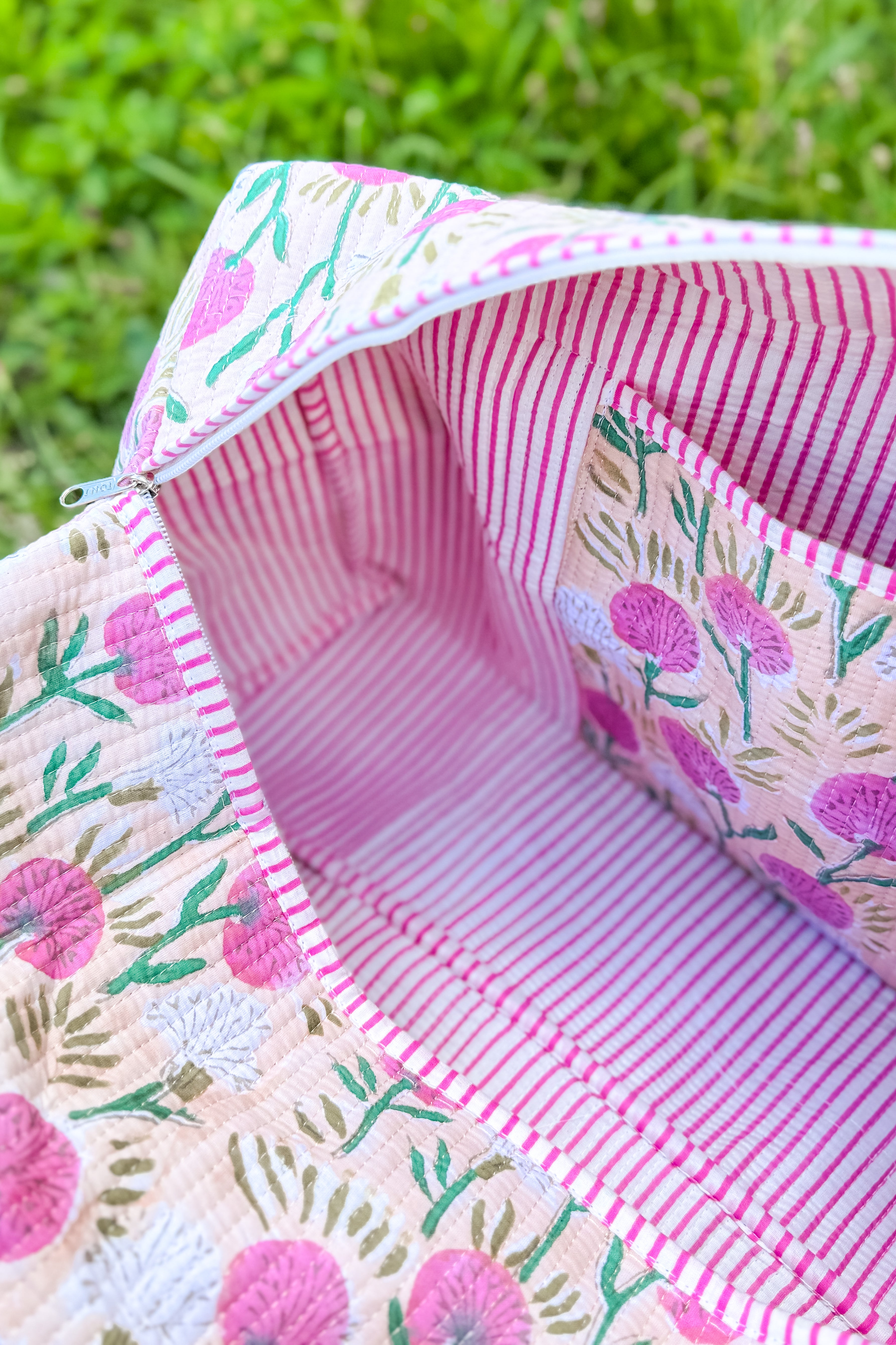 Harley Pink Floral Duffle Bag