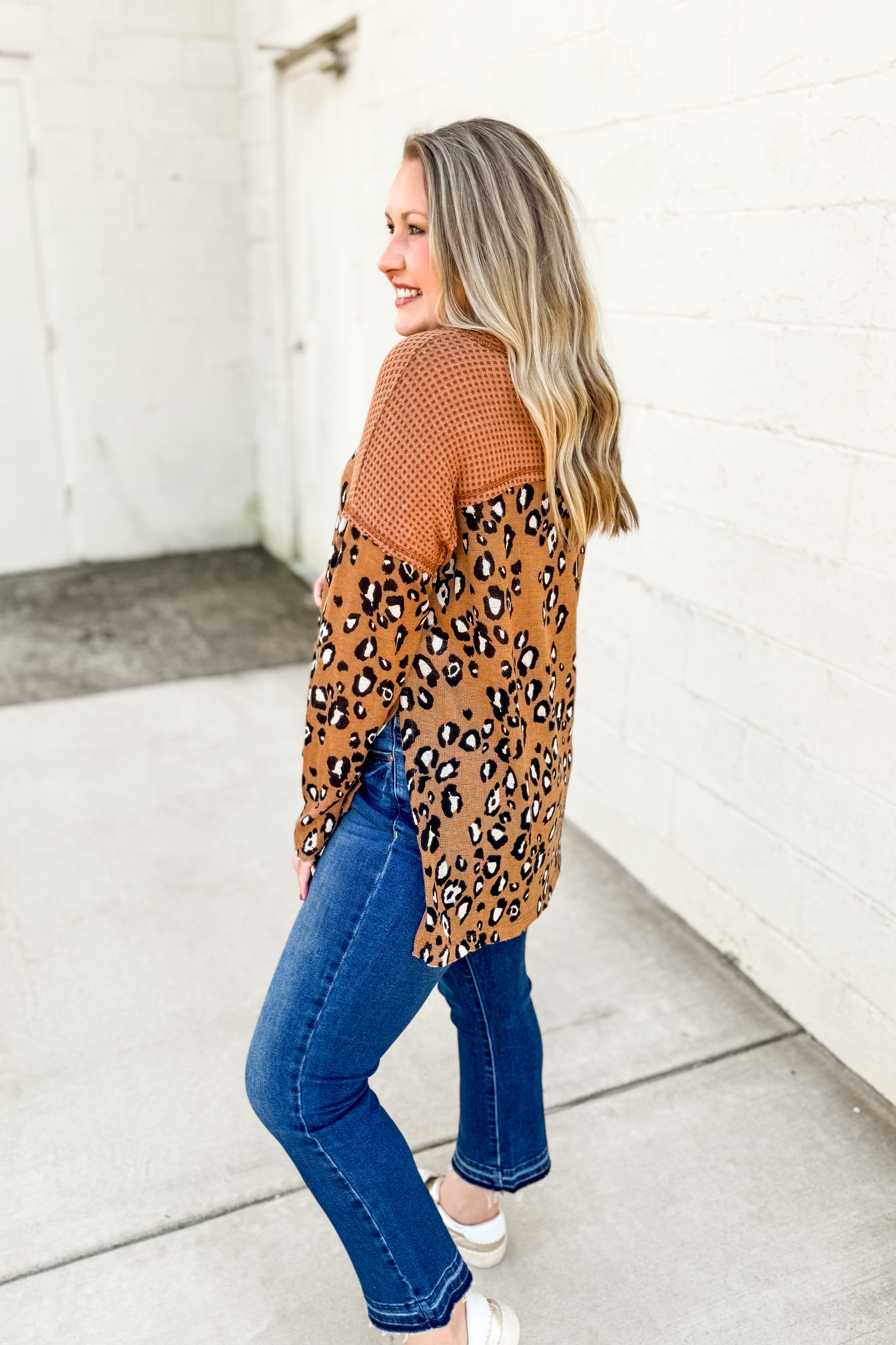 Savannah Nights Leopard Top