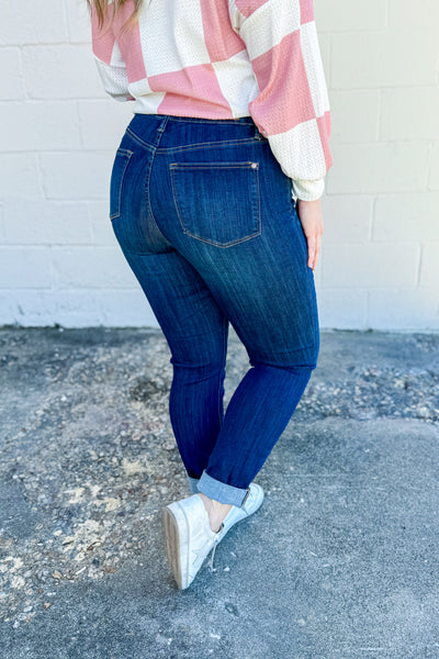Judy Blue Layne Pull On Boyfriend Jeans