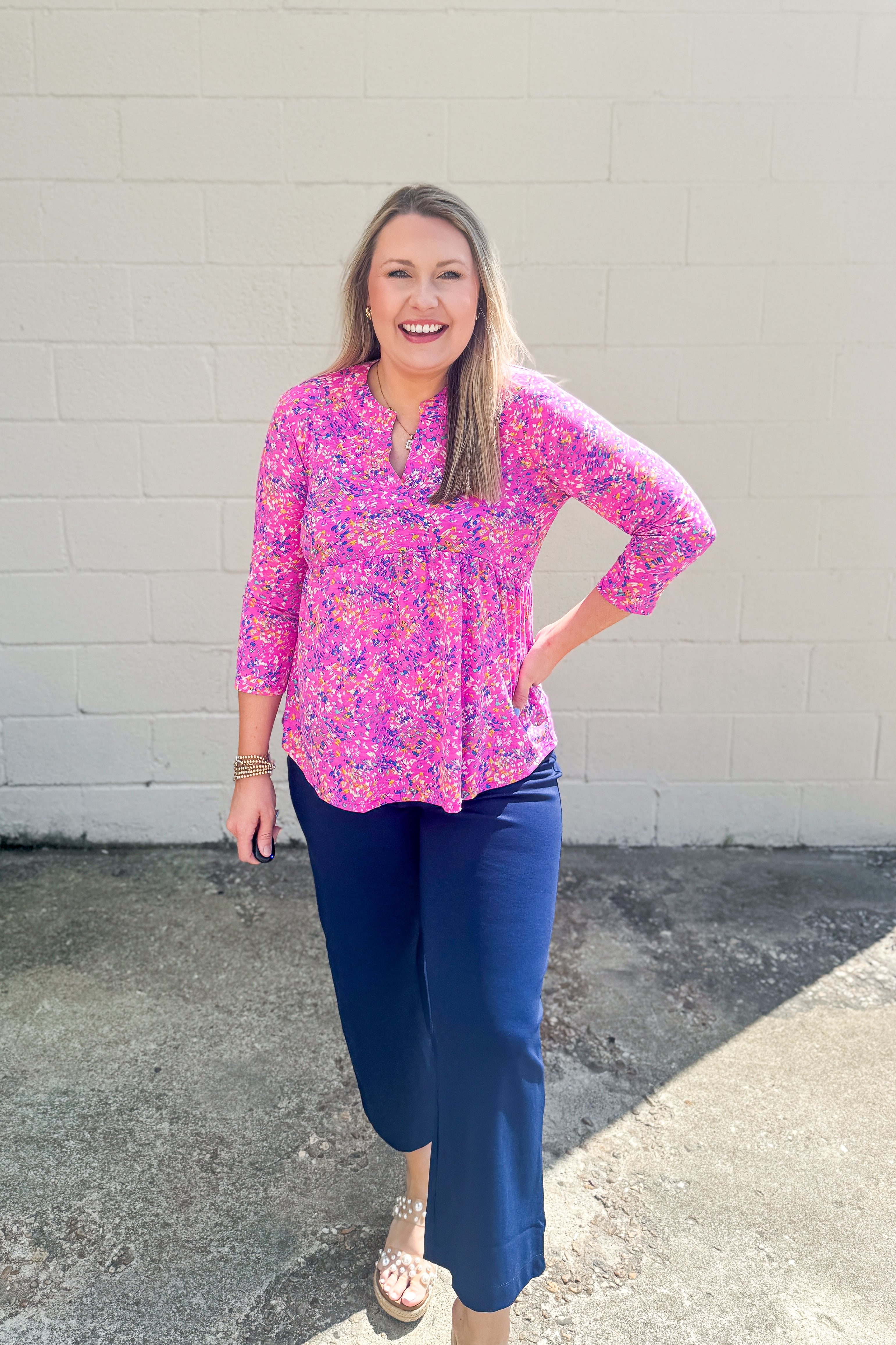 Pink Parfait Babydoll Top