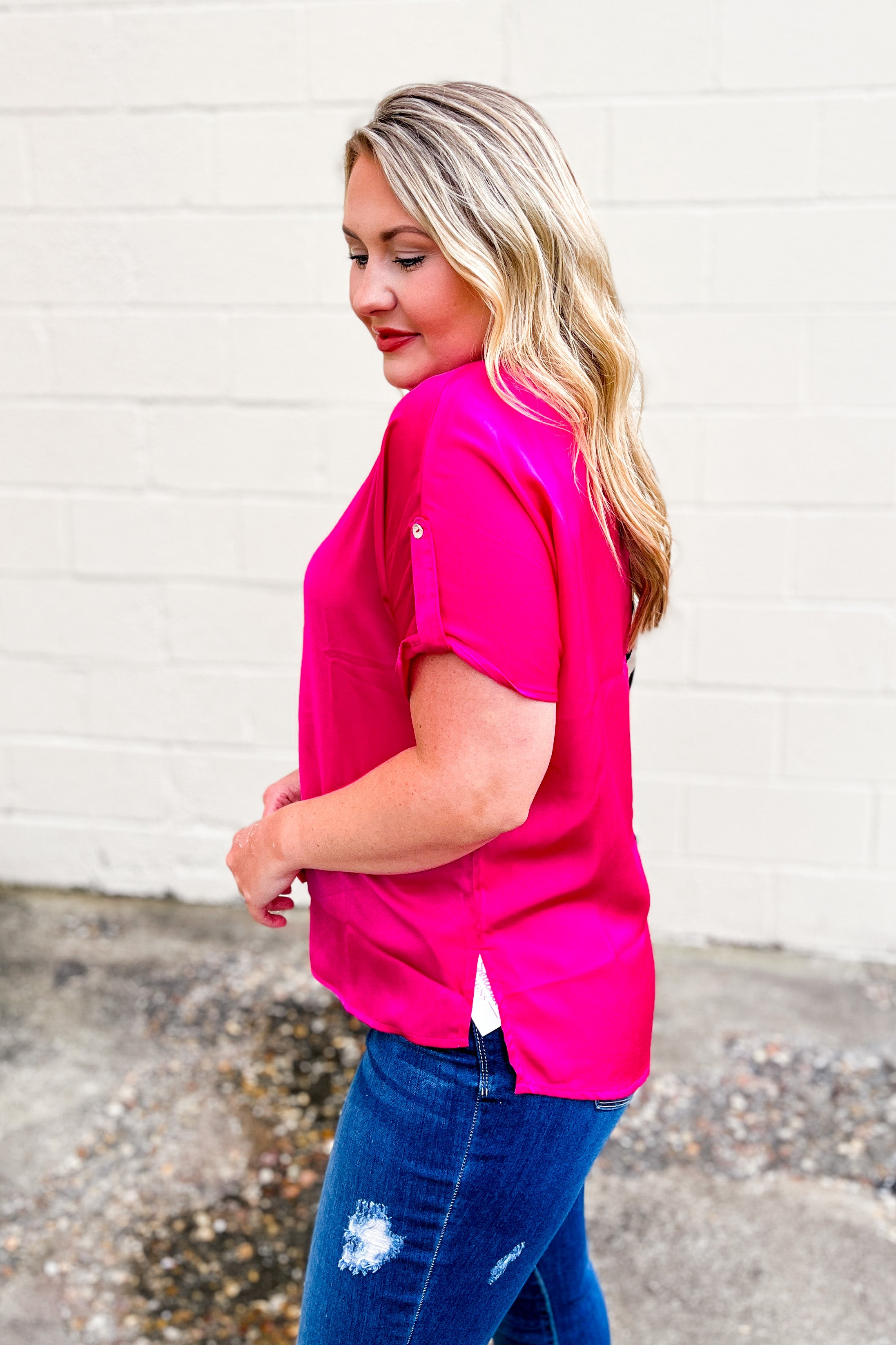 Leave Her Wild Leopard Color Block Top