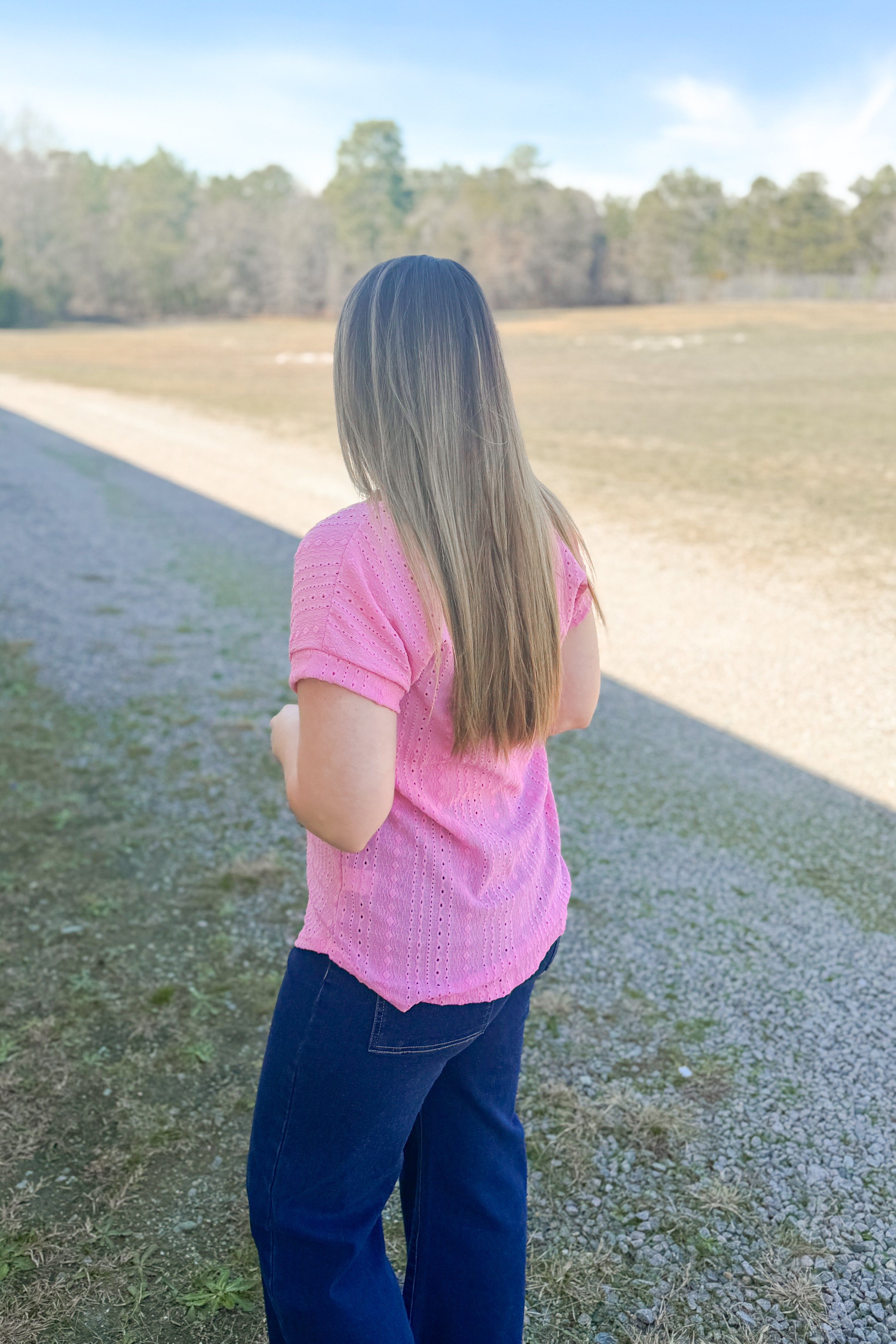 The Petal Lane Eyelet Top