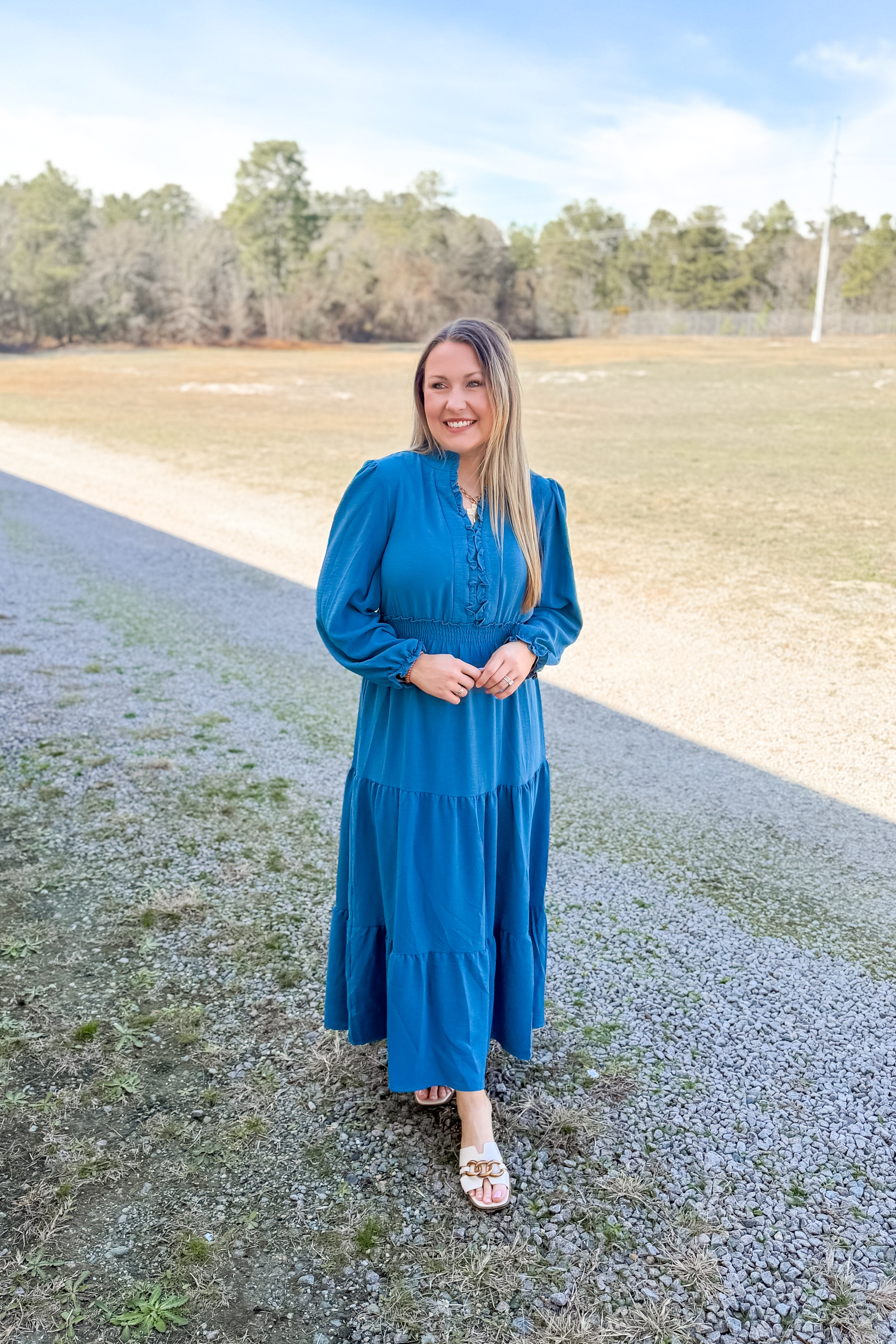 Ever After Midi Dress, Teal
