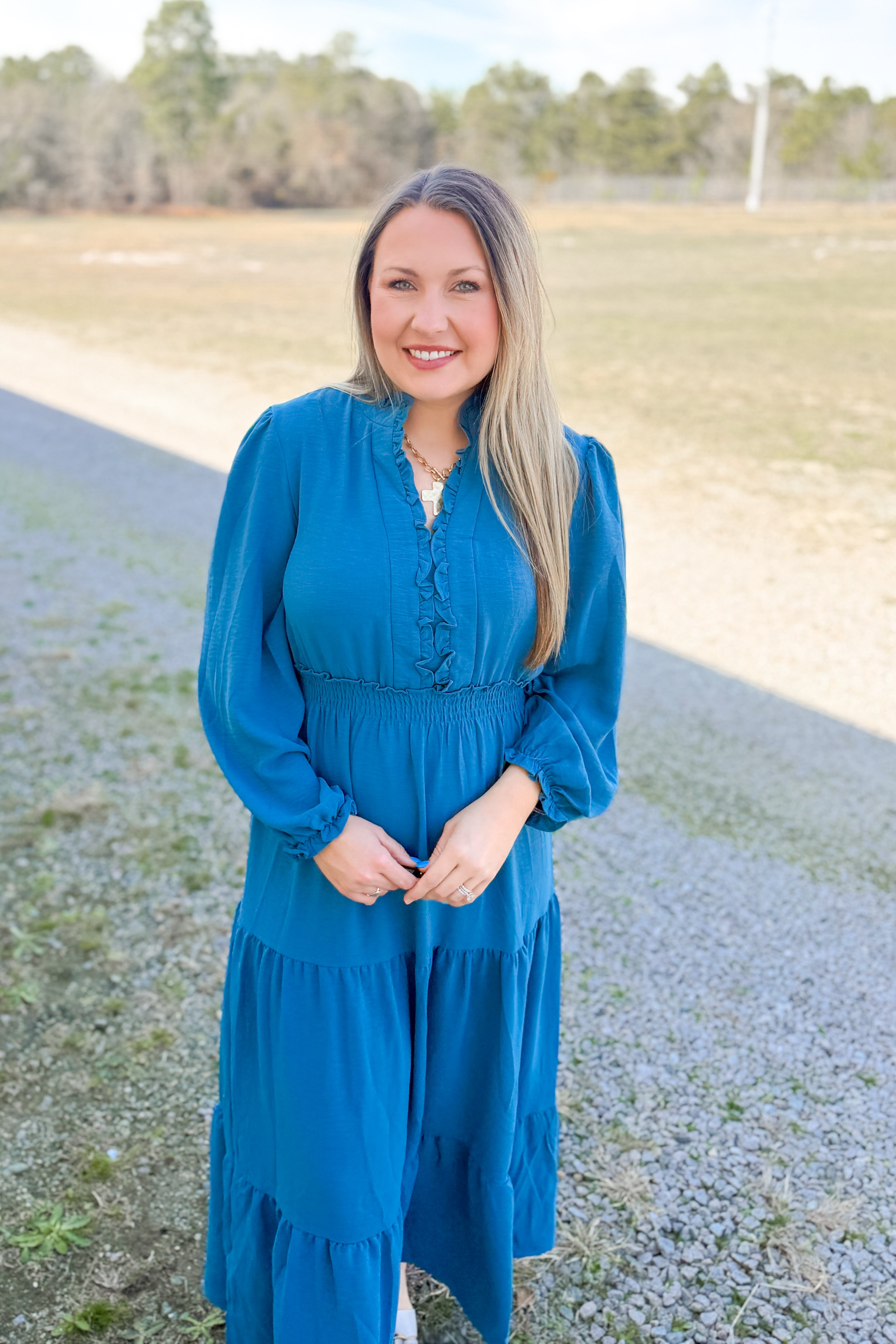 Ever After Midi Dress, Teal