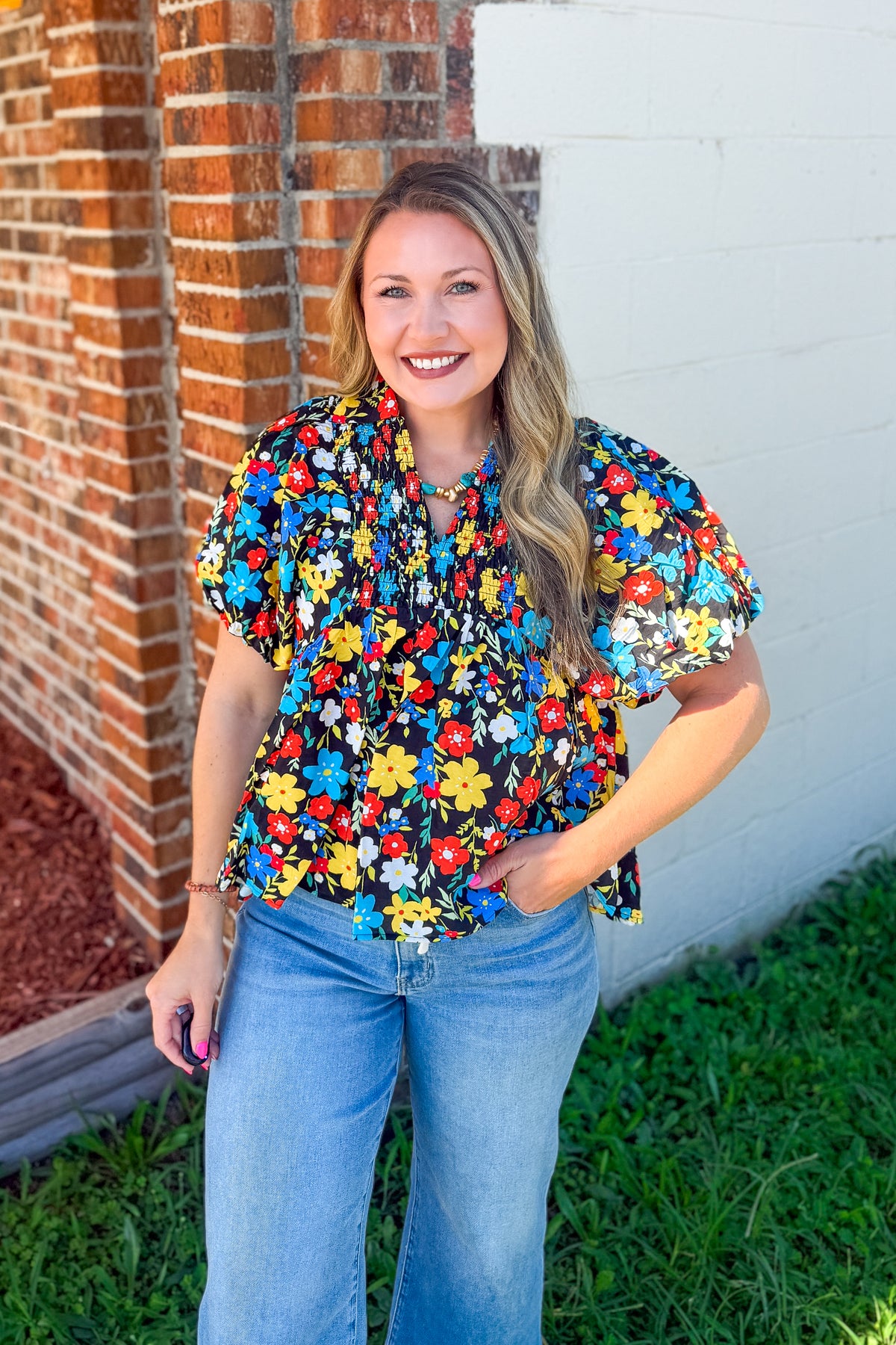 Wildflower Weekend Floral Top
