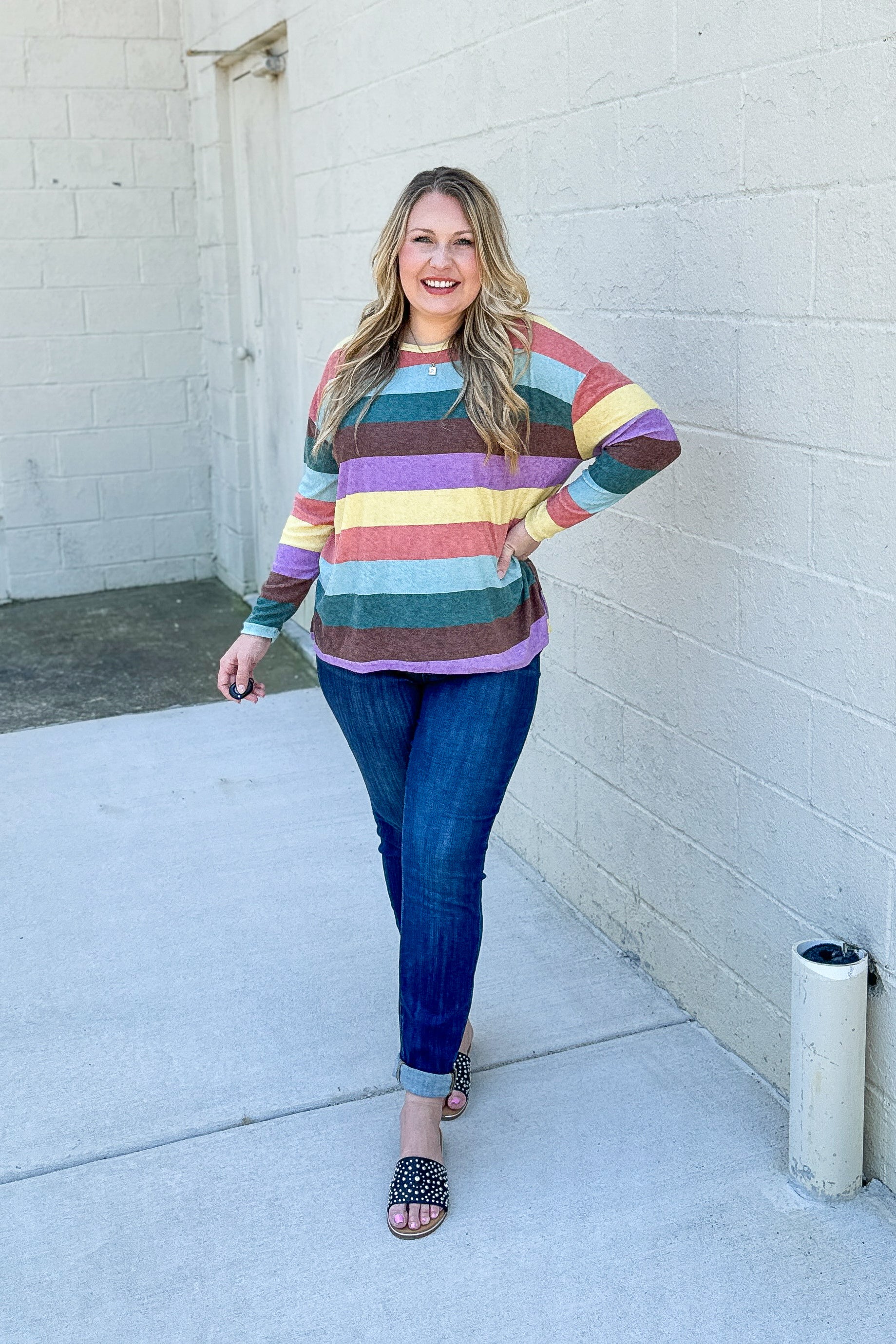 Choose Your Color Stripe Top