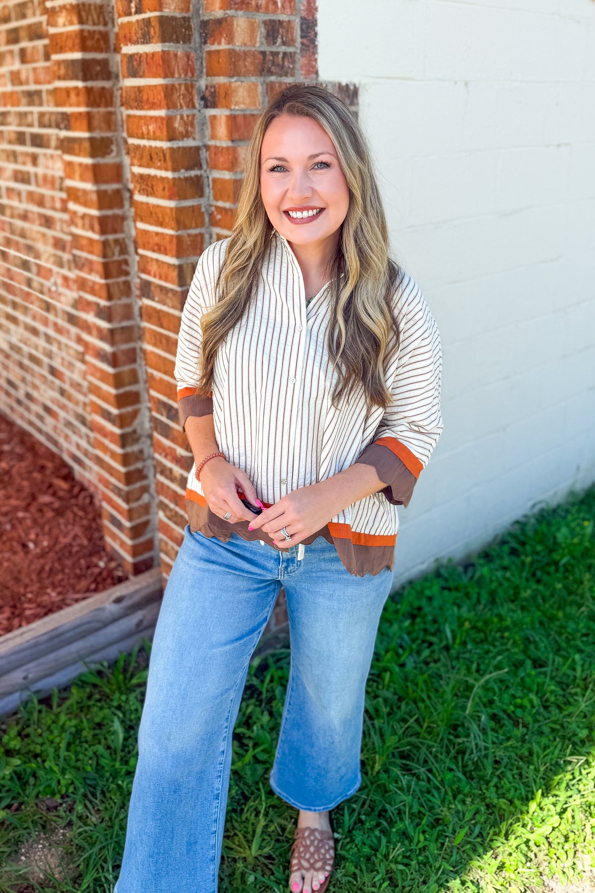 Autumn Avenue Stripe Top