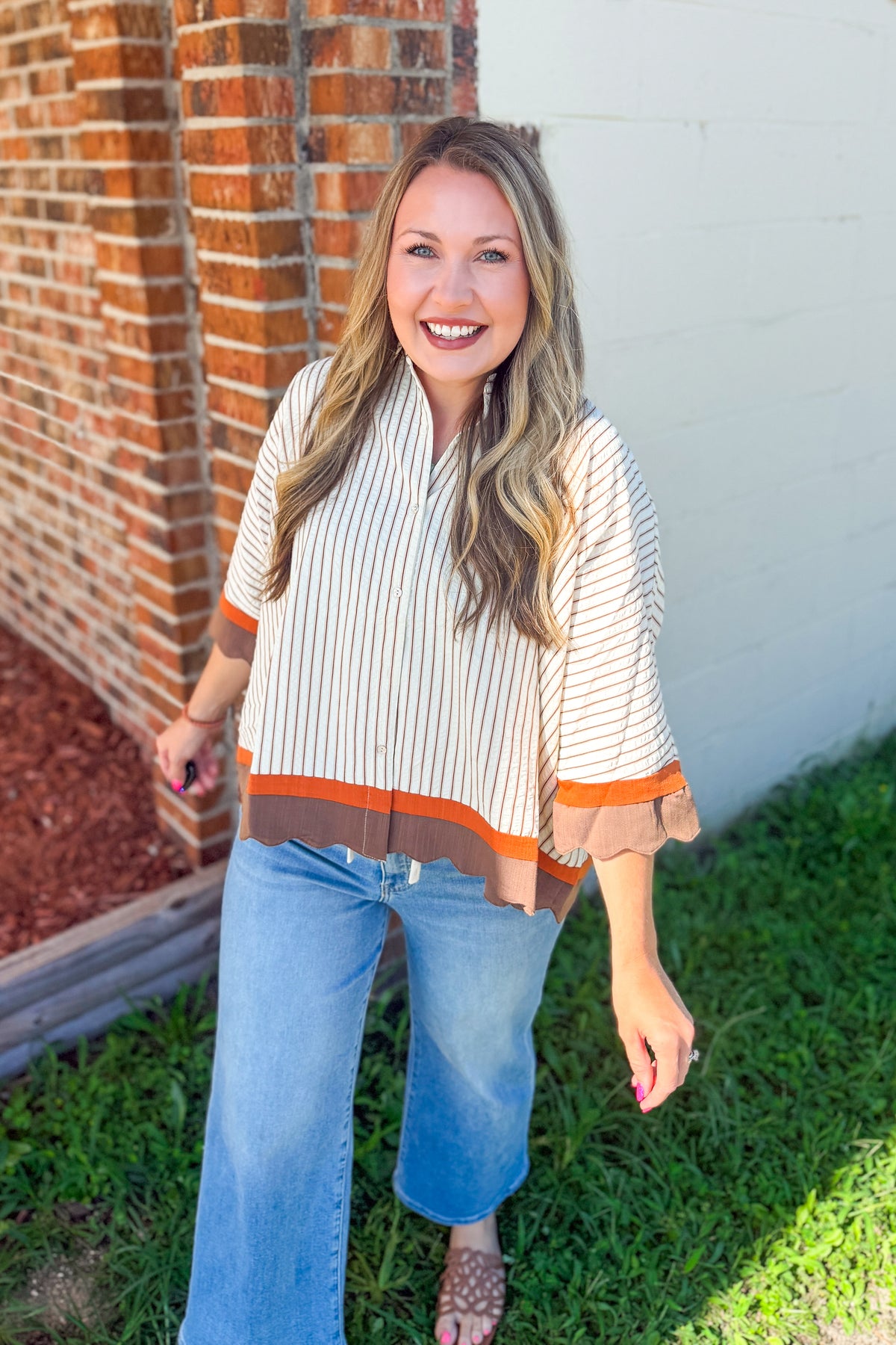 Autumn Avenue Stripe Top