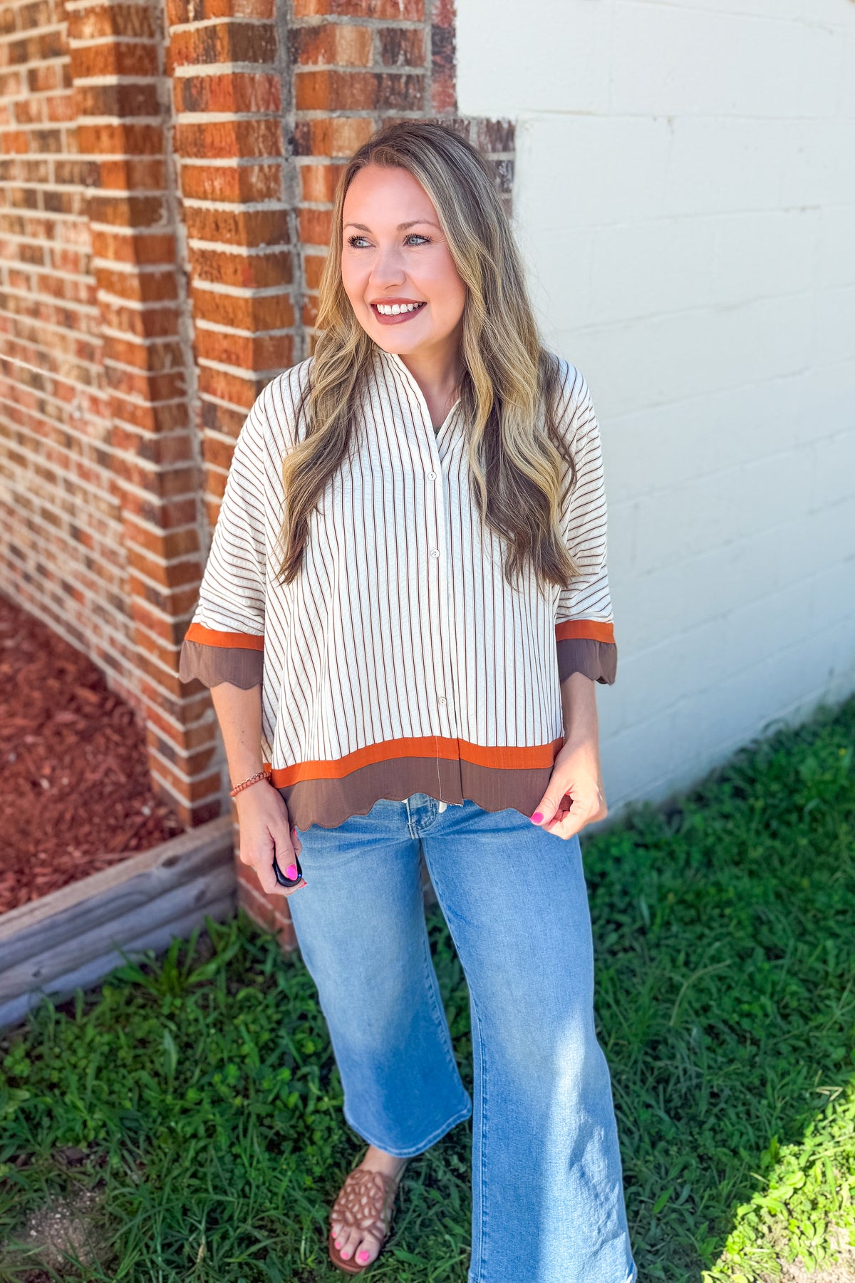 Autumn Avenue Stripe Top