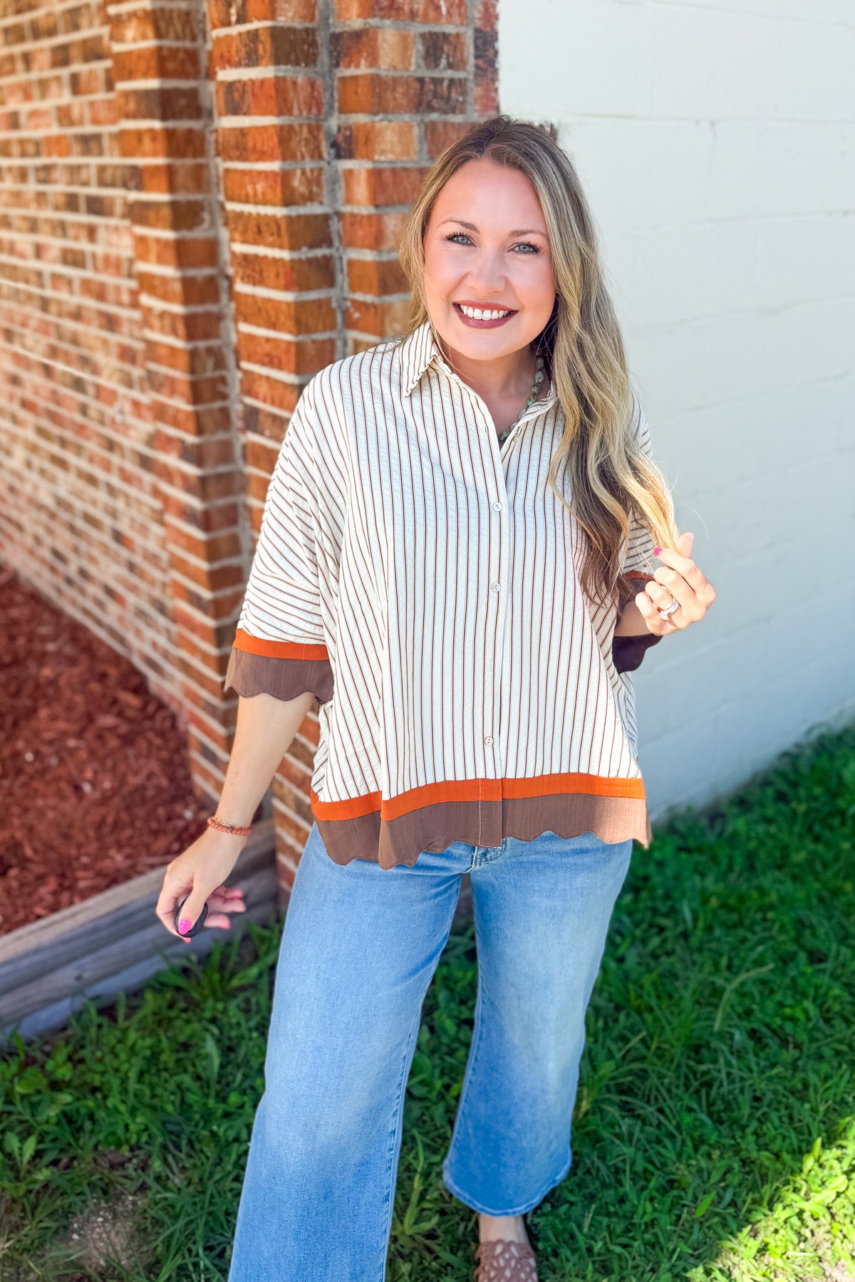 Autumn Avenue Stripe Top
