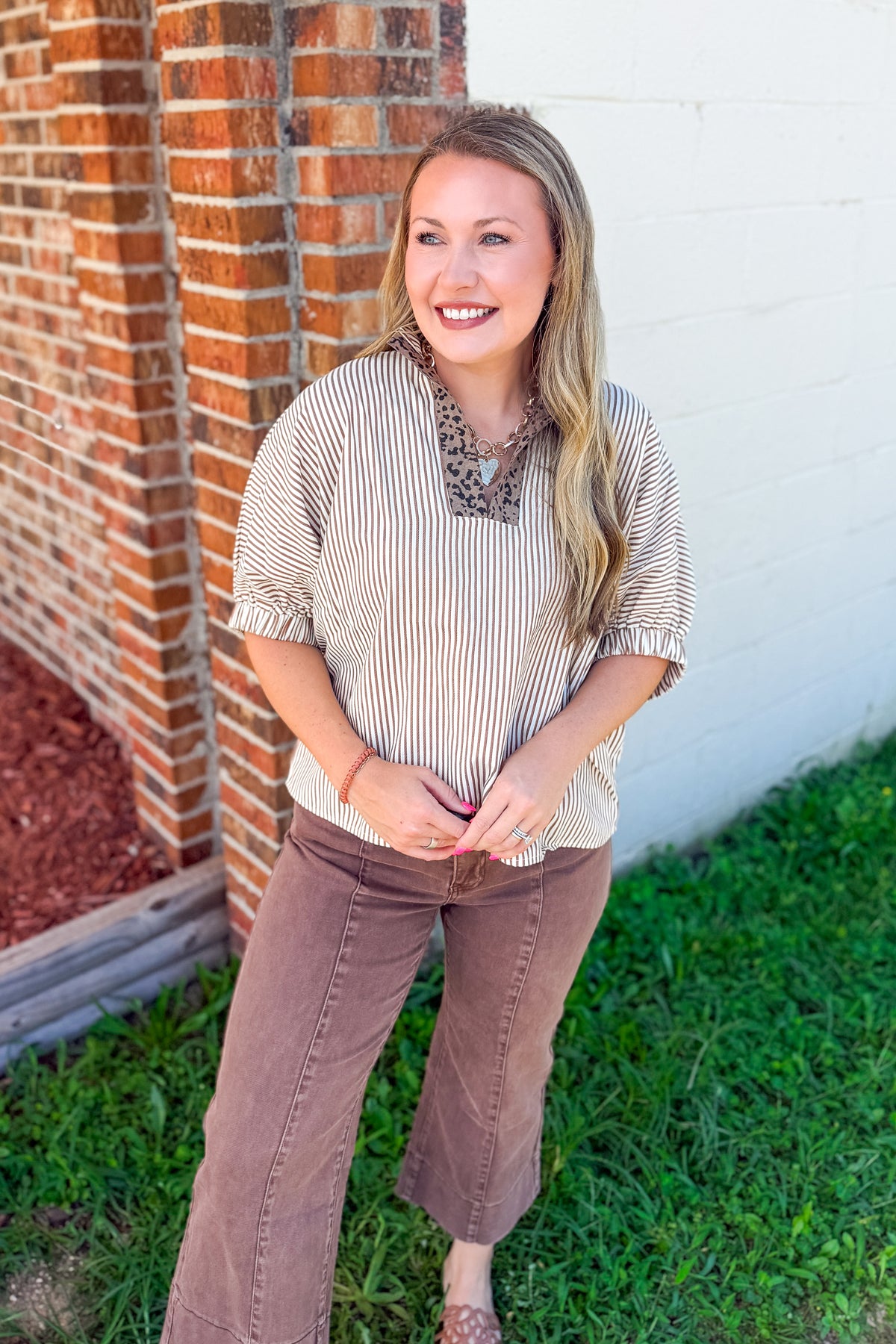 Stripes & Spots Top