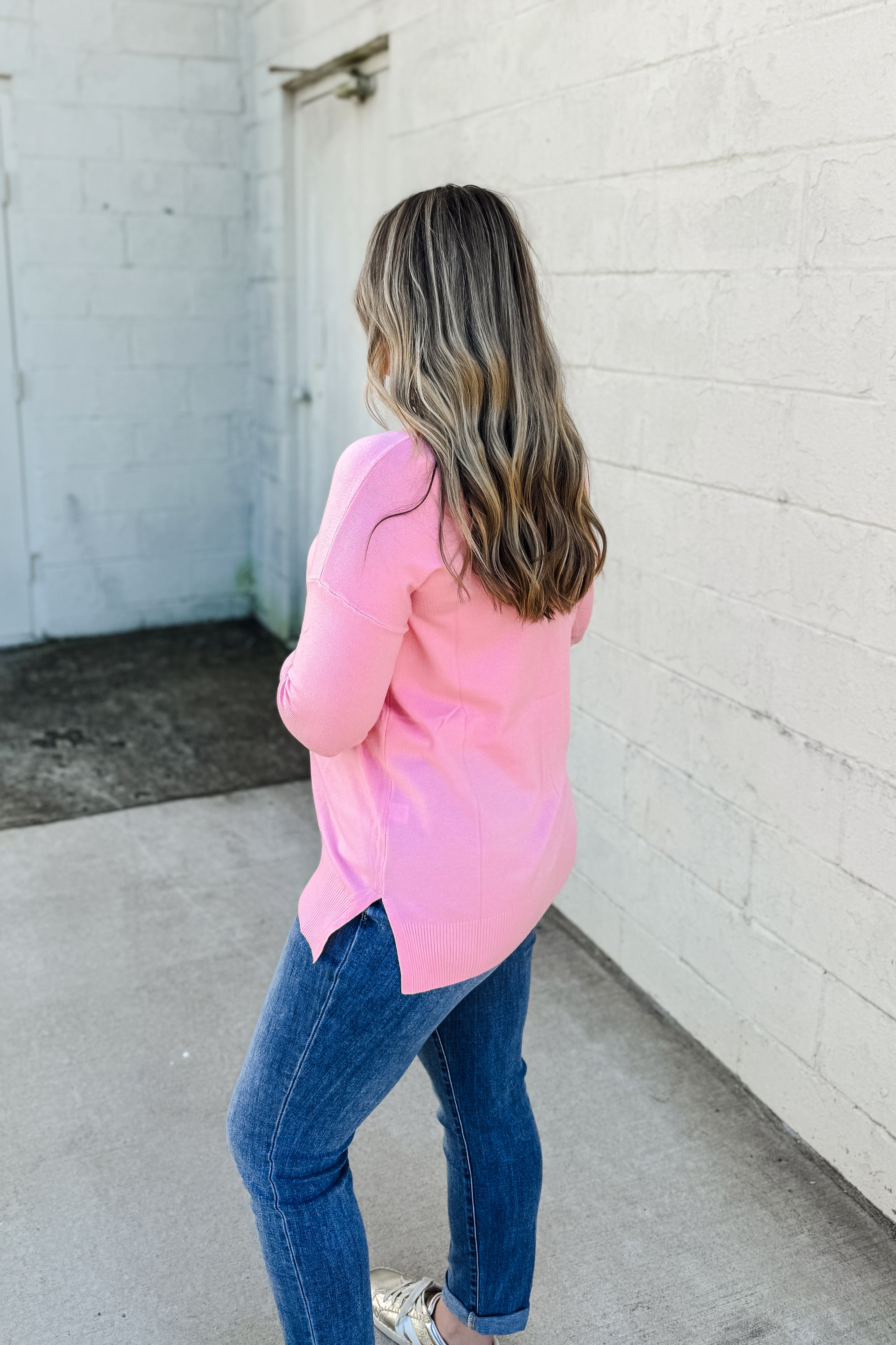Cozy Charm Top, Dark Pink