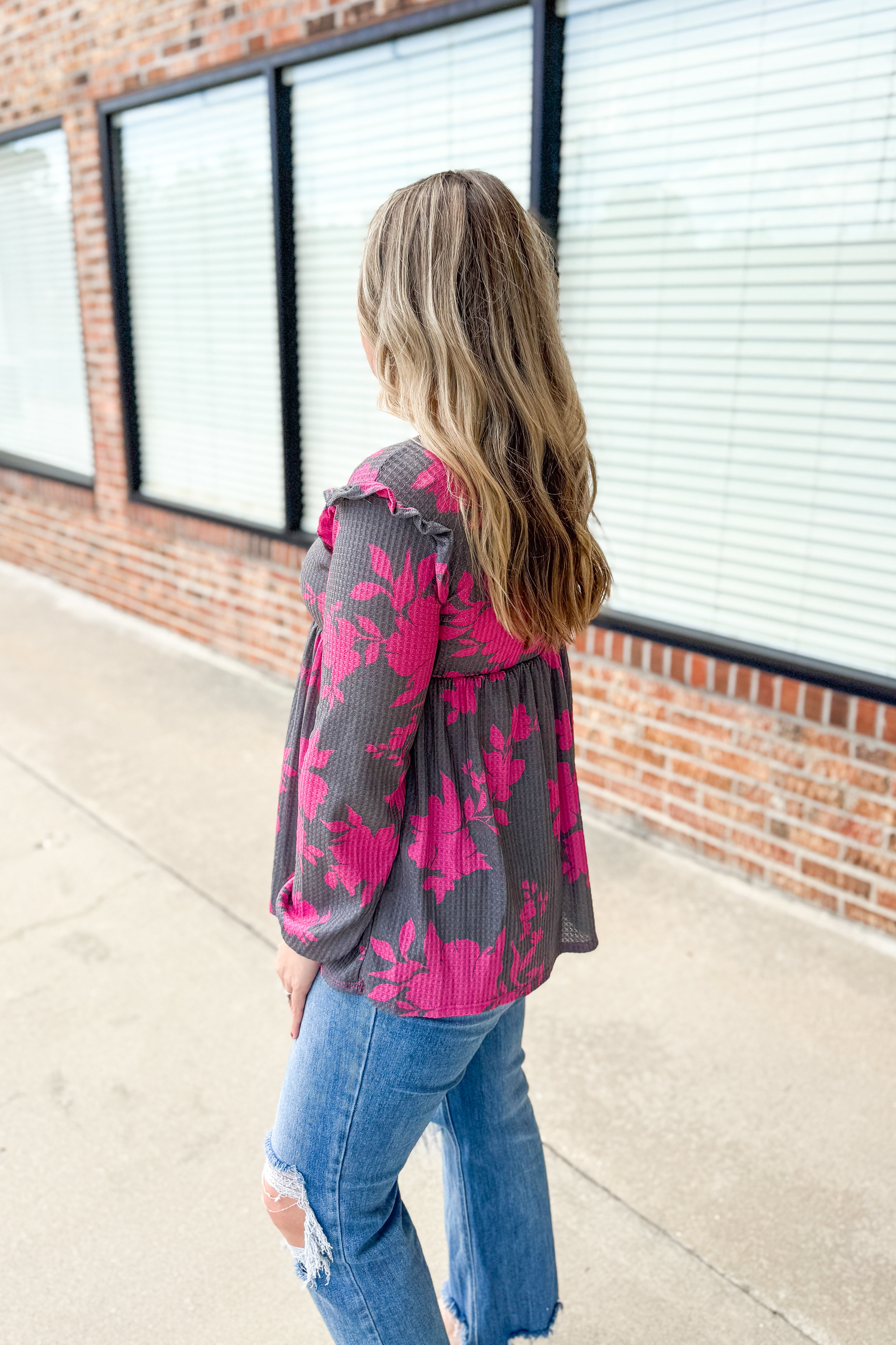 Darling Petals Floral Babydoll Top