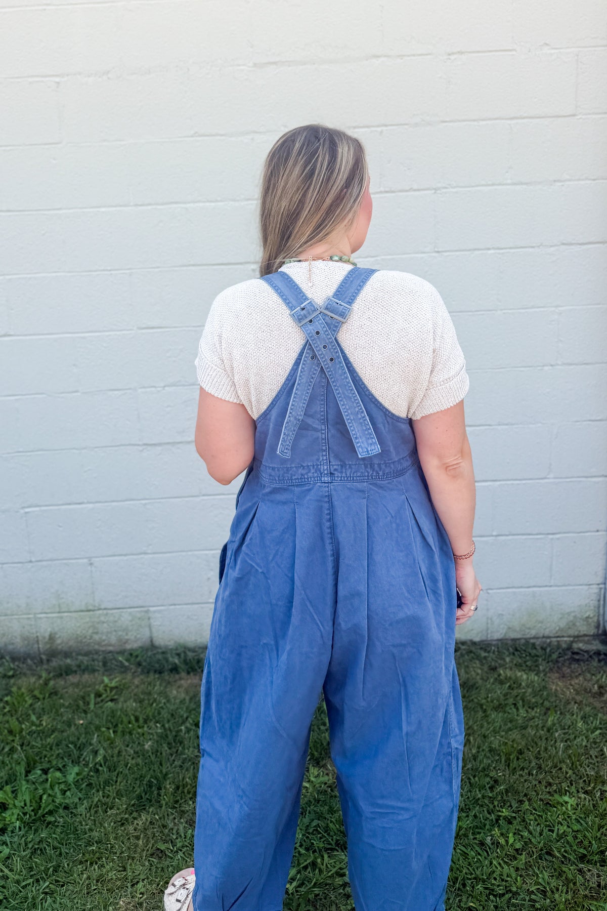 Blue Utility Jumpsuit