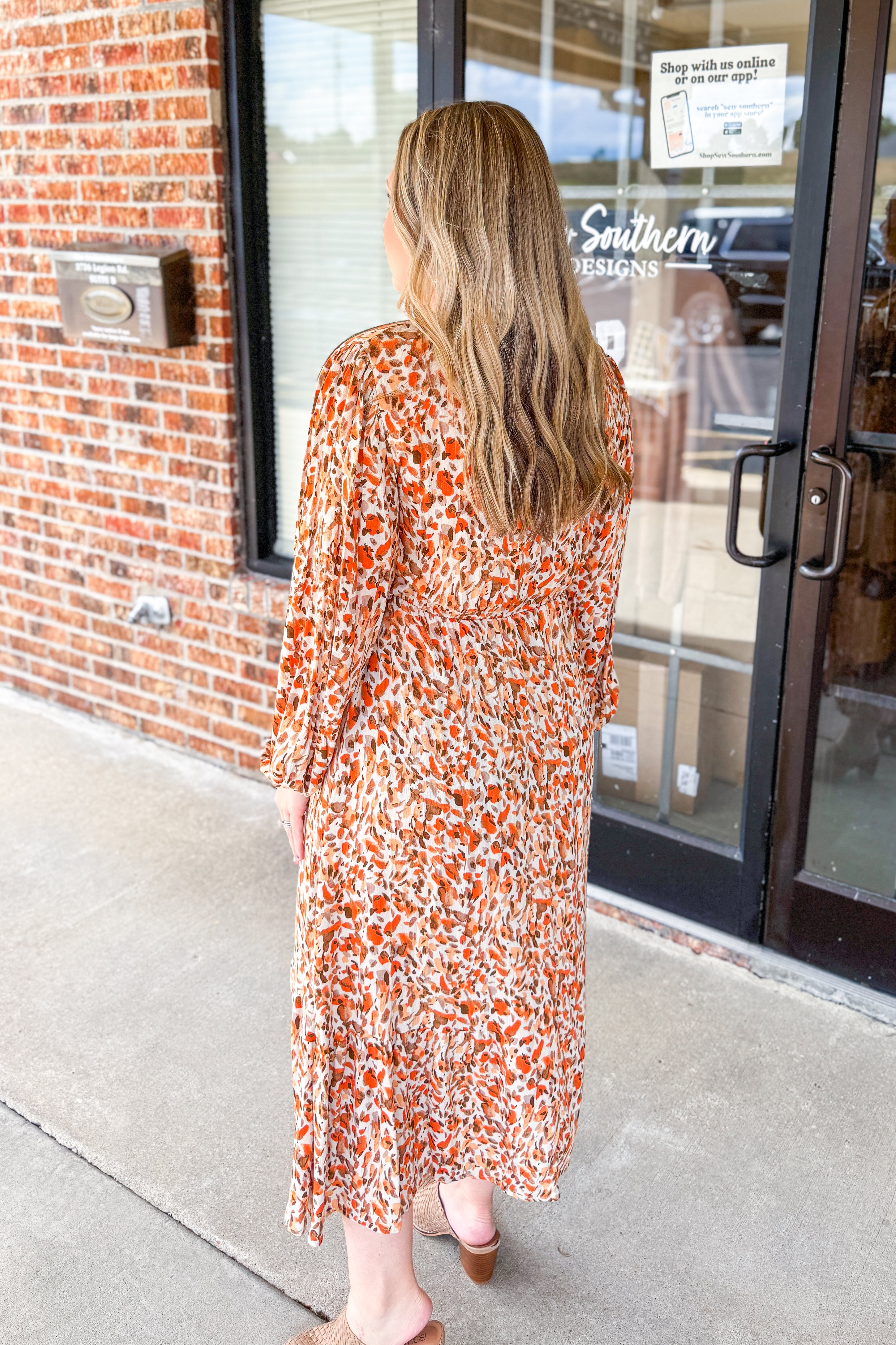 Autumn Meadow Midi Dress