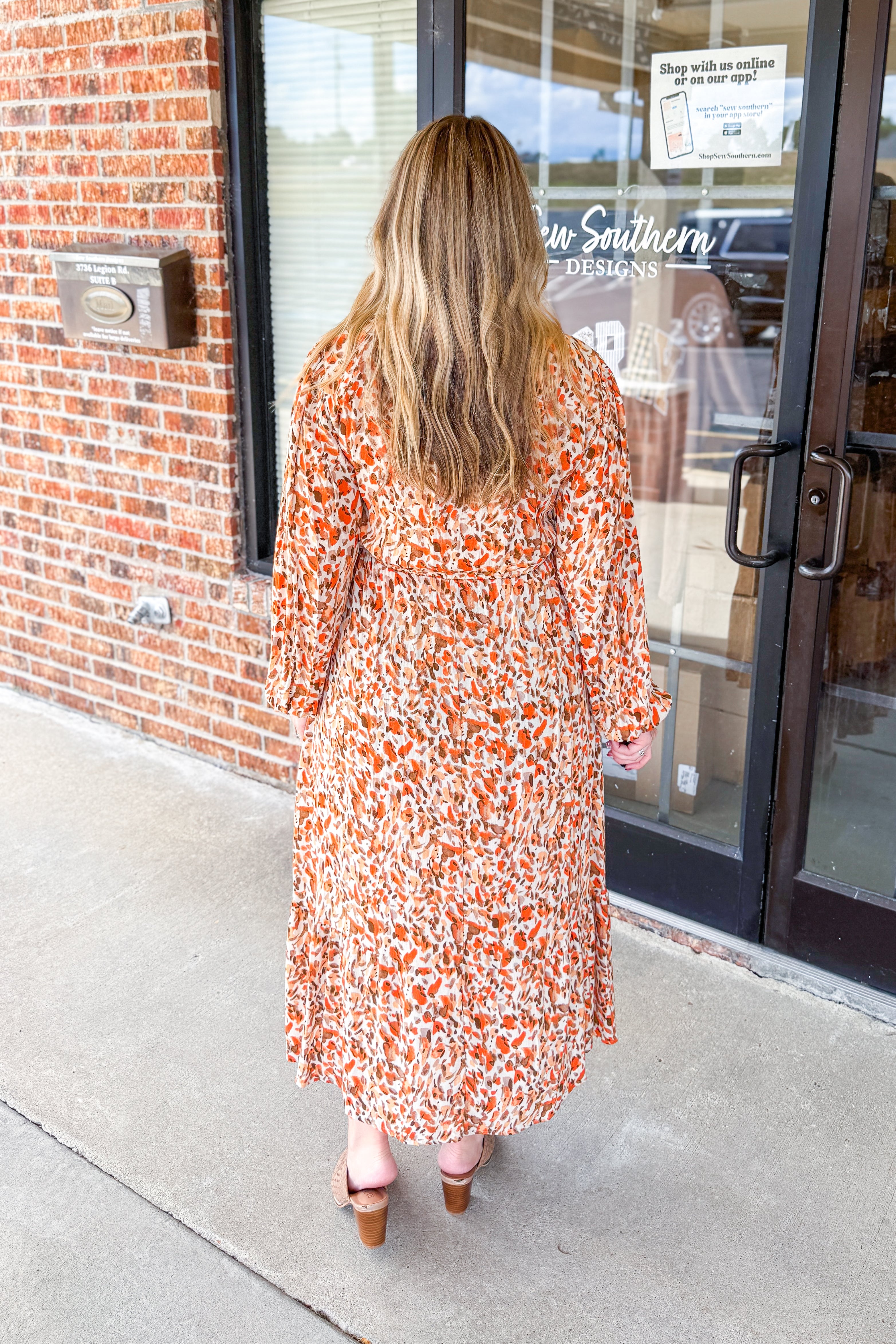 Autumn Meadow Midi Dress