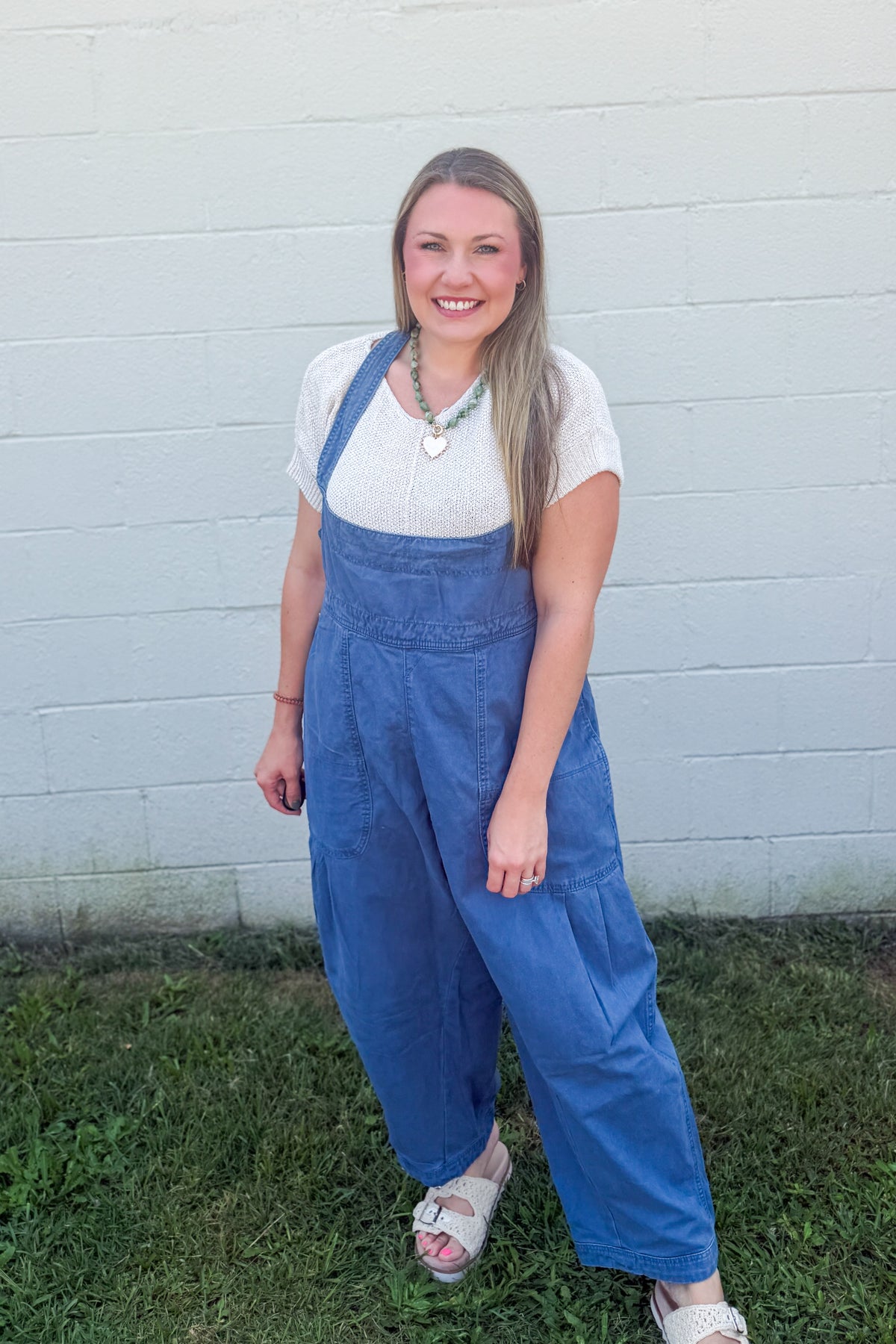 Blue Utility Jumpsuit