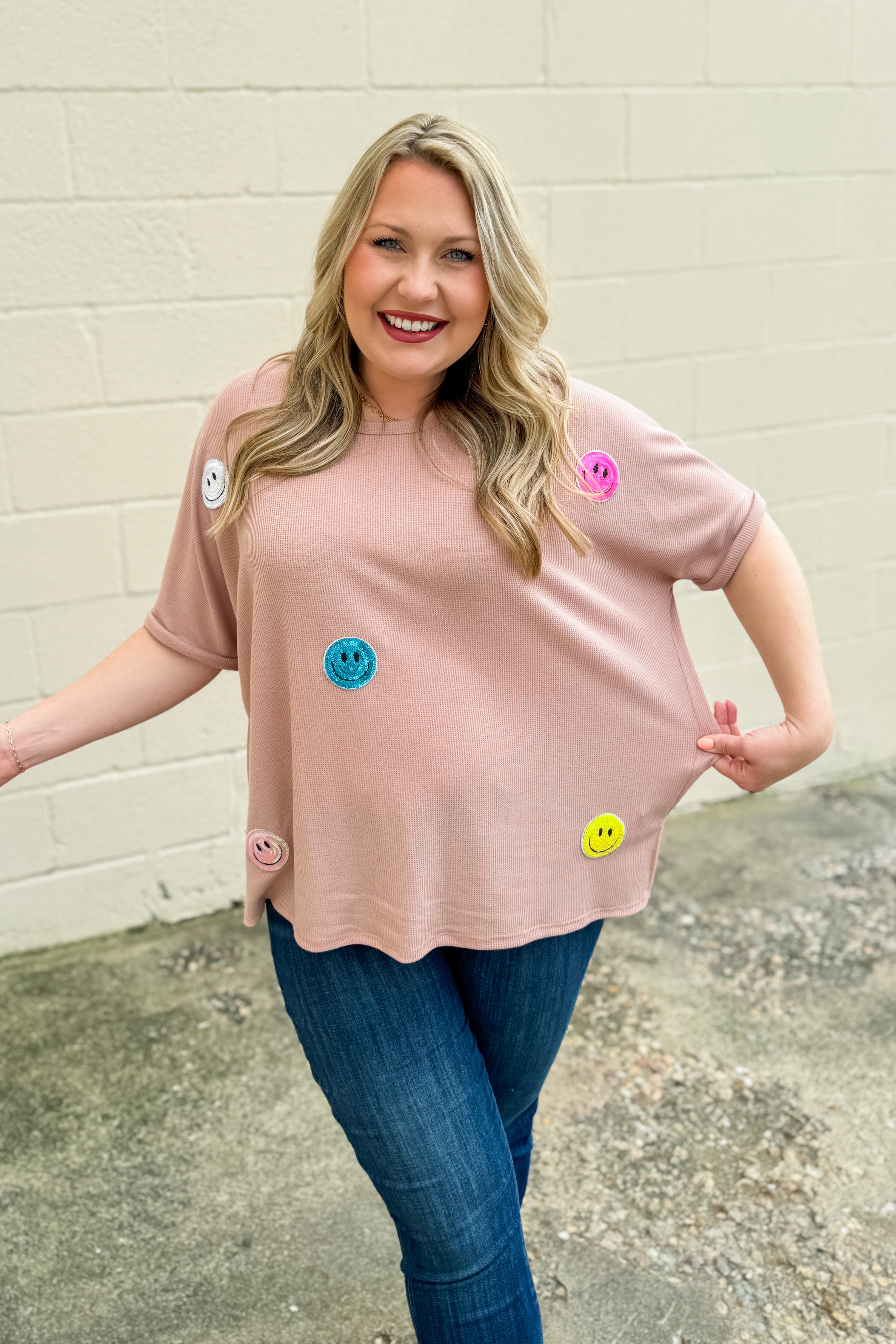 Chasing Smiles Top, Mauve