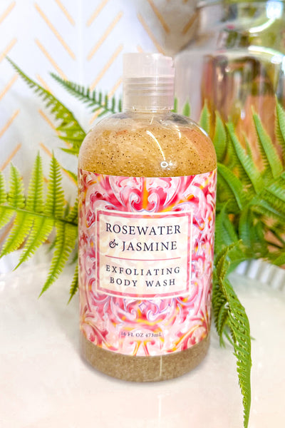 16oz Body Wash, Rosewater Jasmine