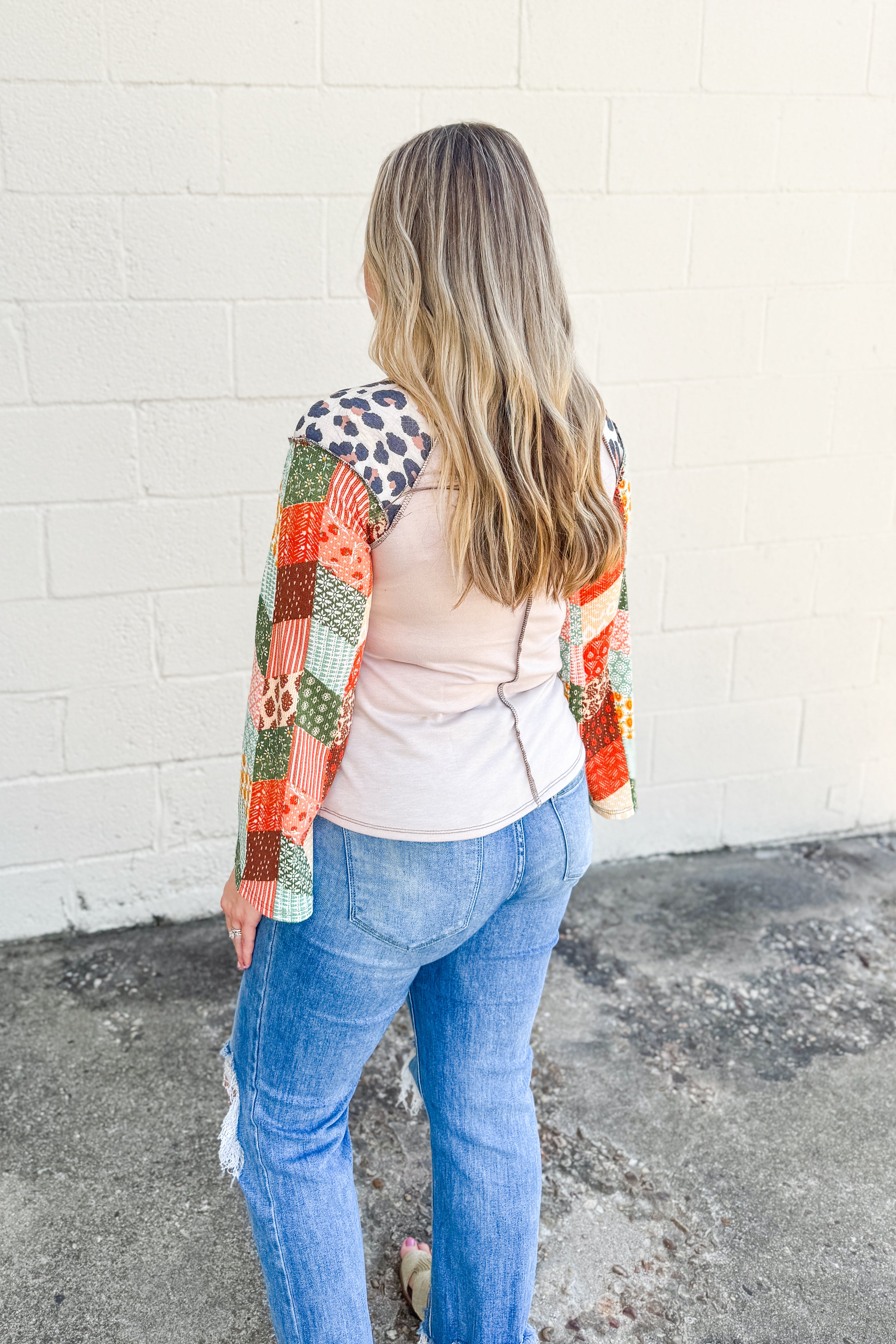 Wild Mix Patchwork Top