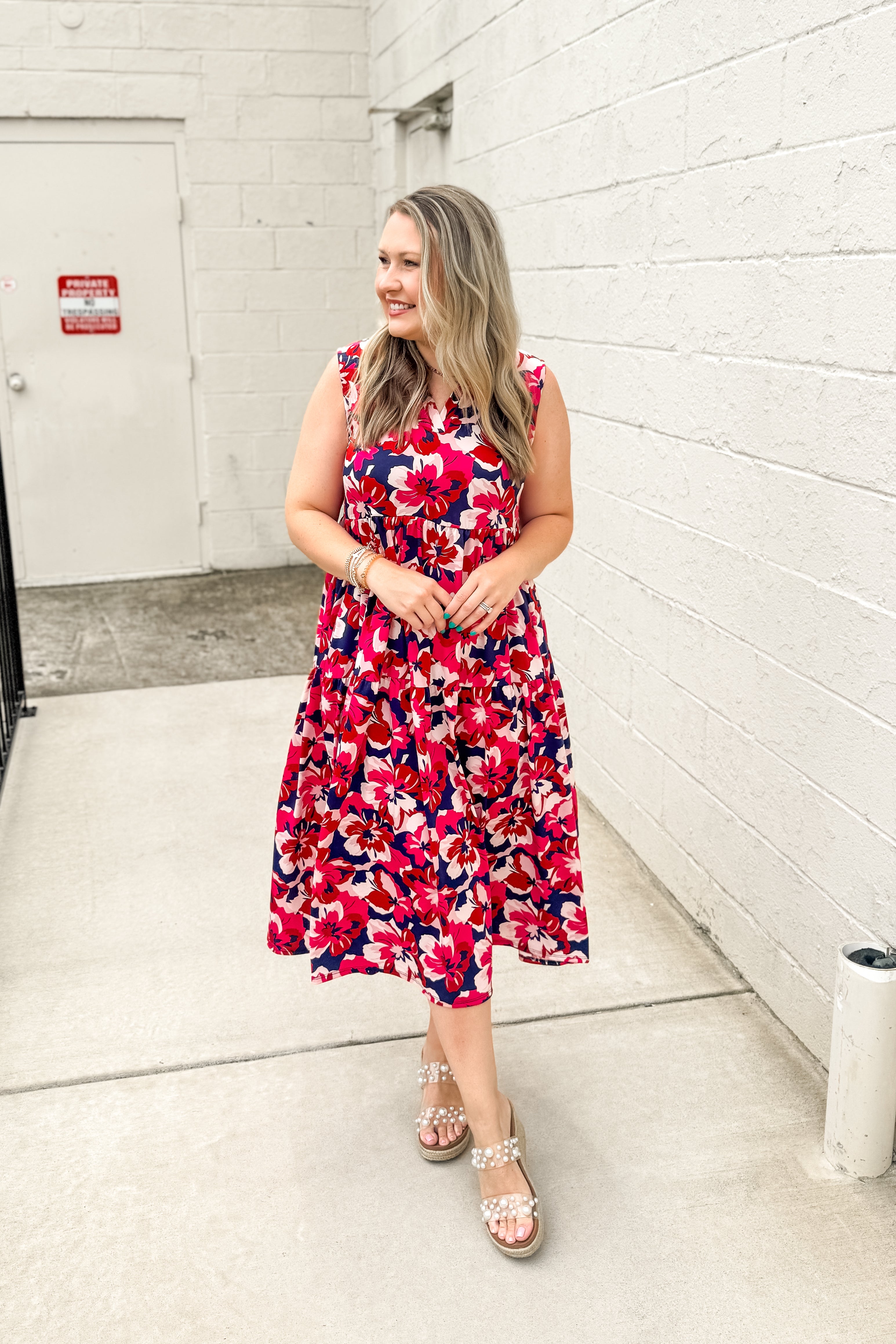 The Fresh Cut Floral Midi Dress