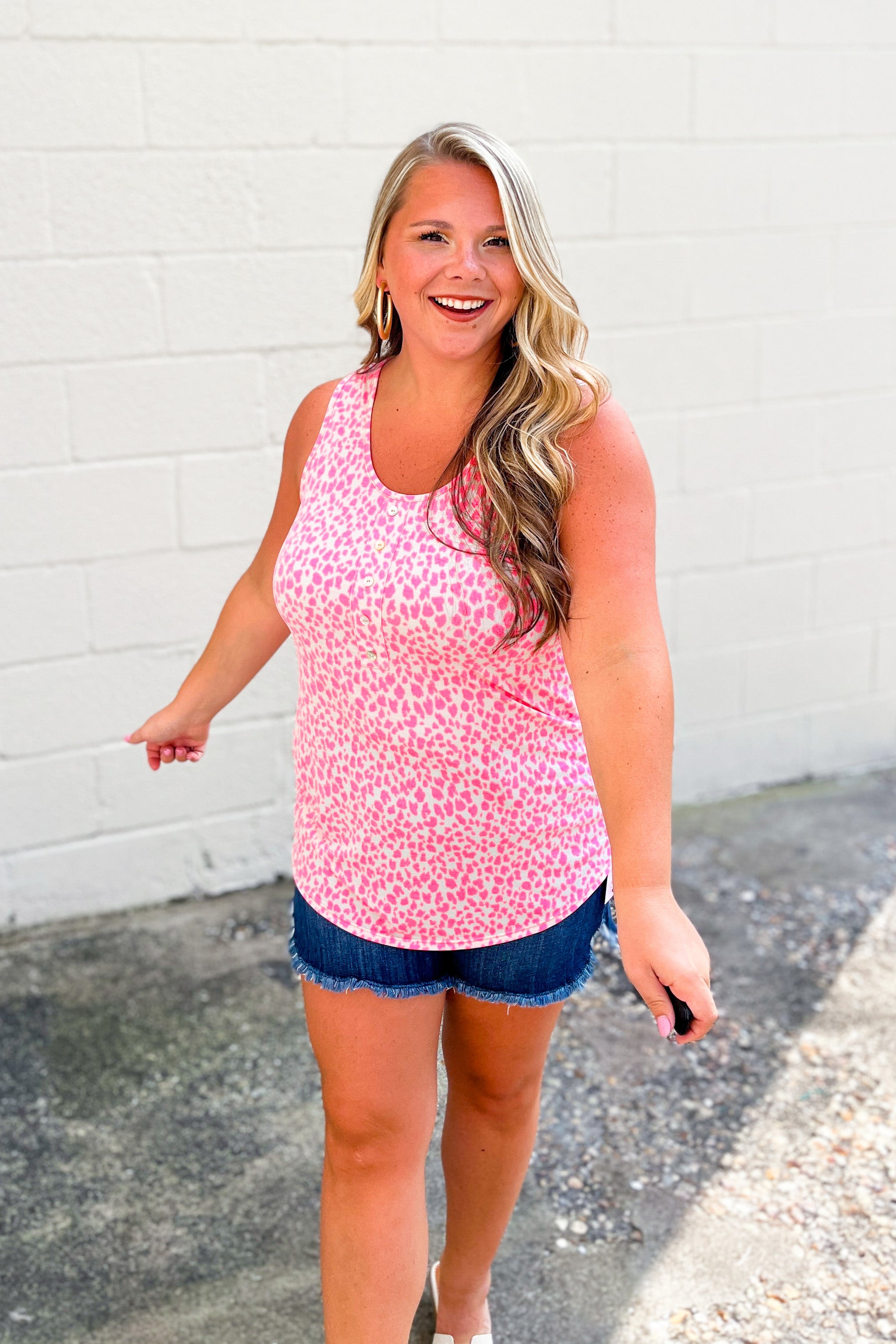 Neon Spots Tank Top