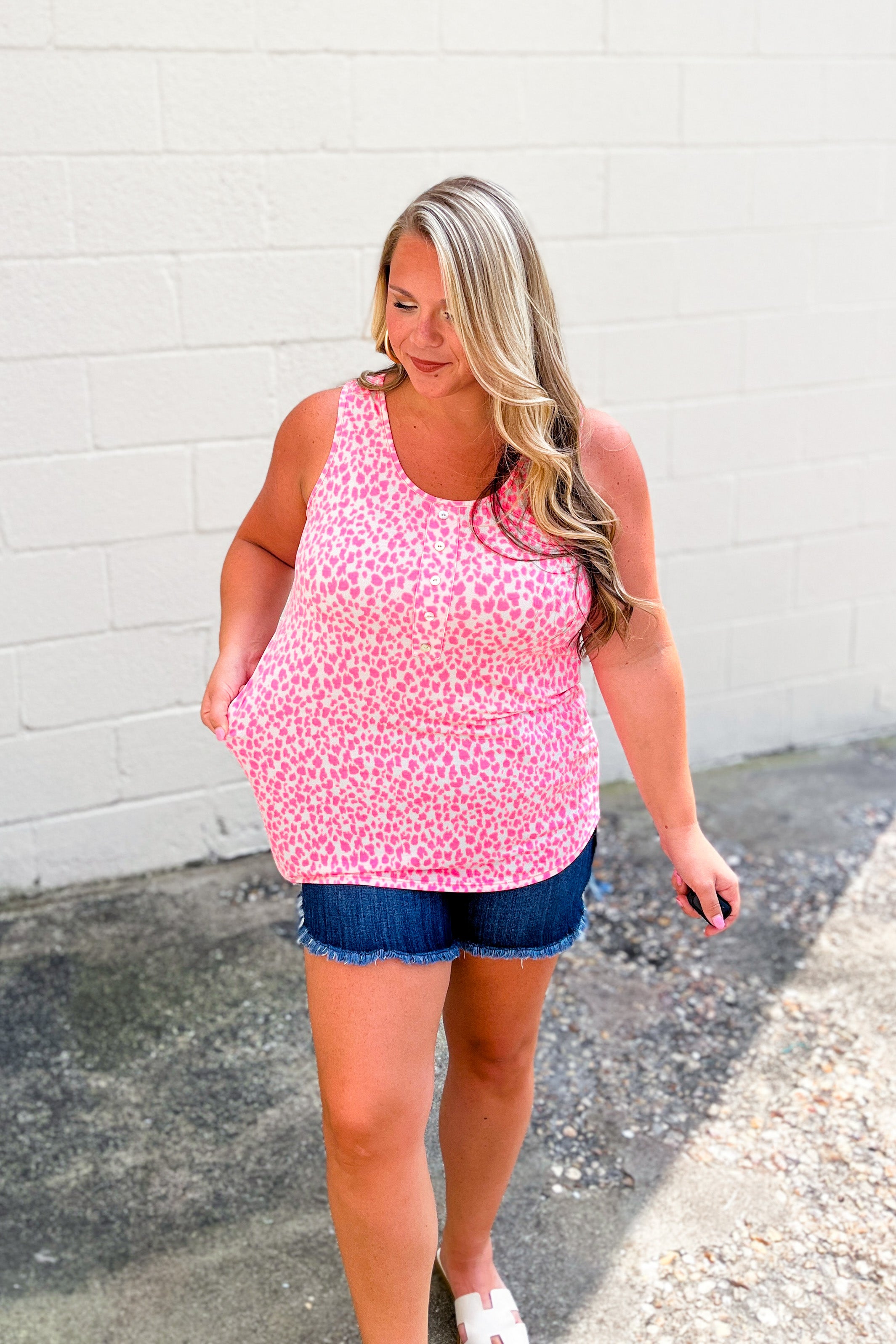 Neon Spots Tank Top