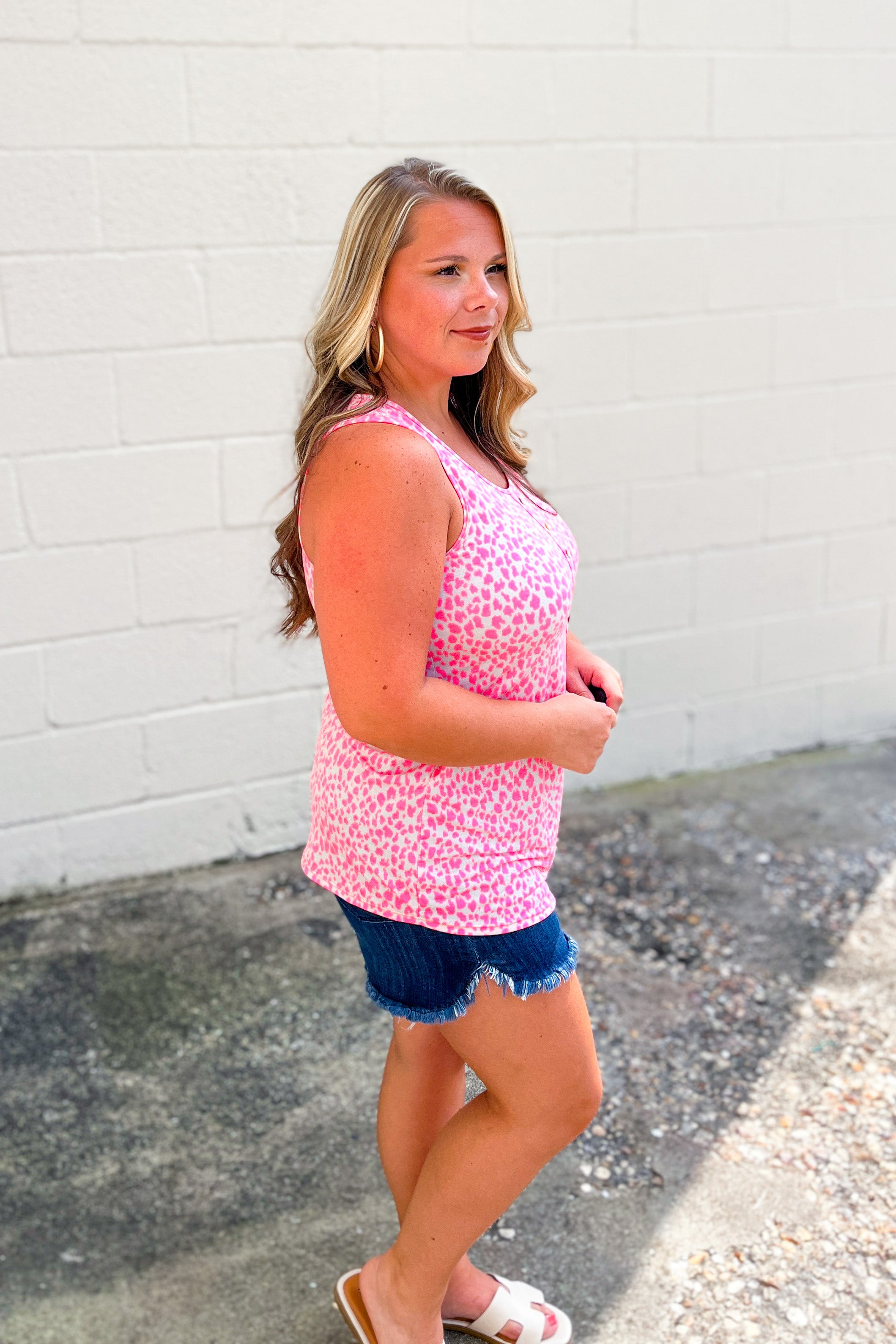 Neon Spots Tank Top