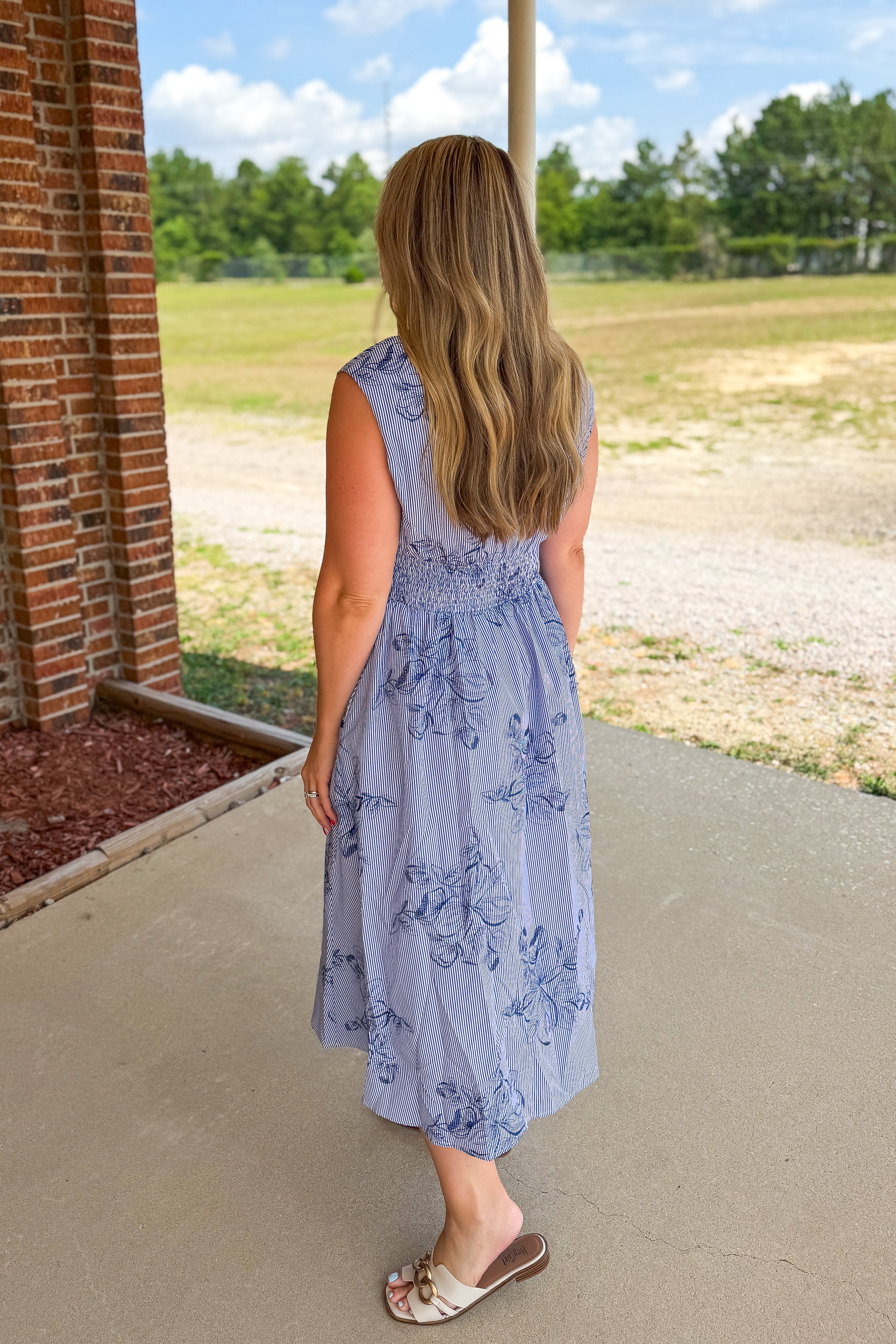 The Blue Harbor Midi Dress