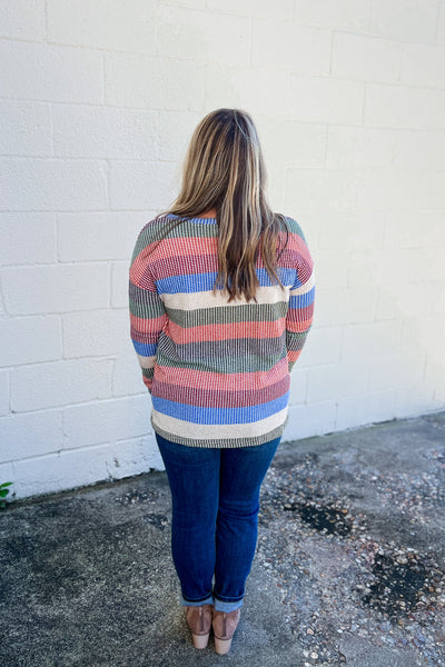 Reaching Out Stripe Top