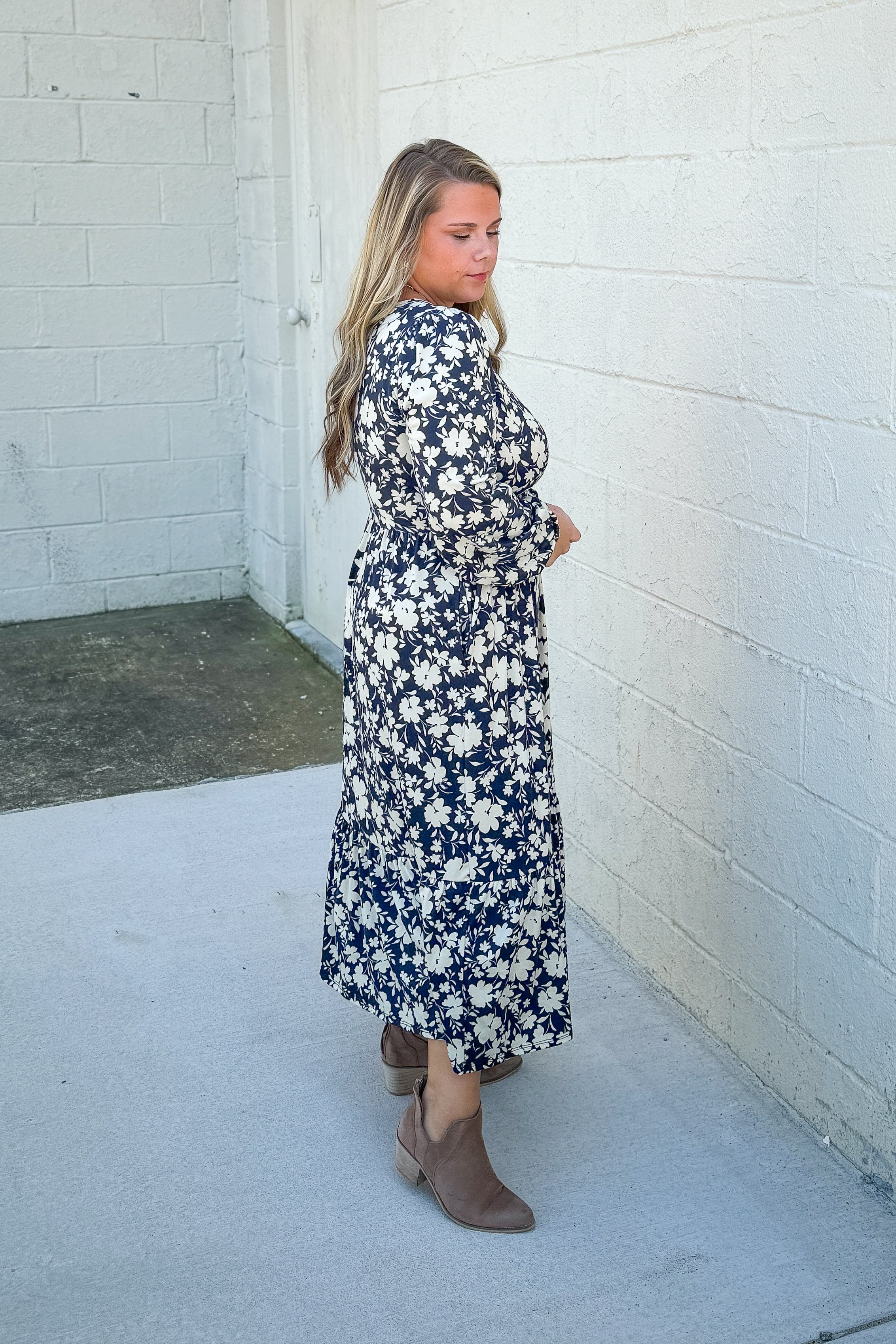 That's How Love Goes Floral Midi Dress