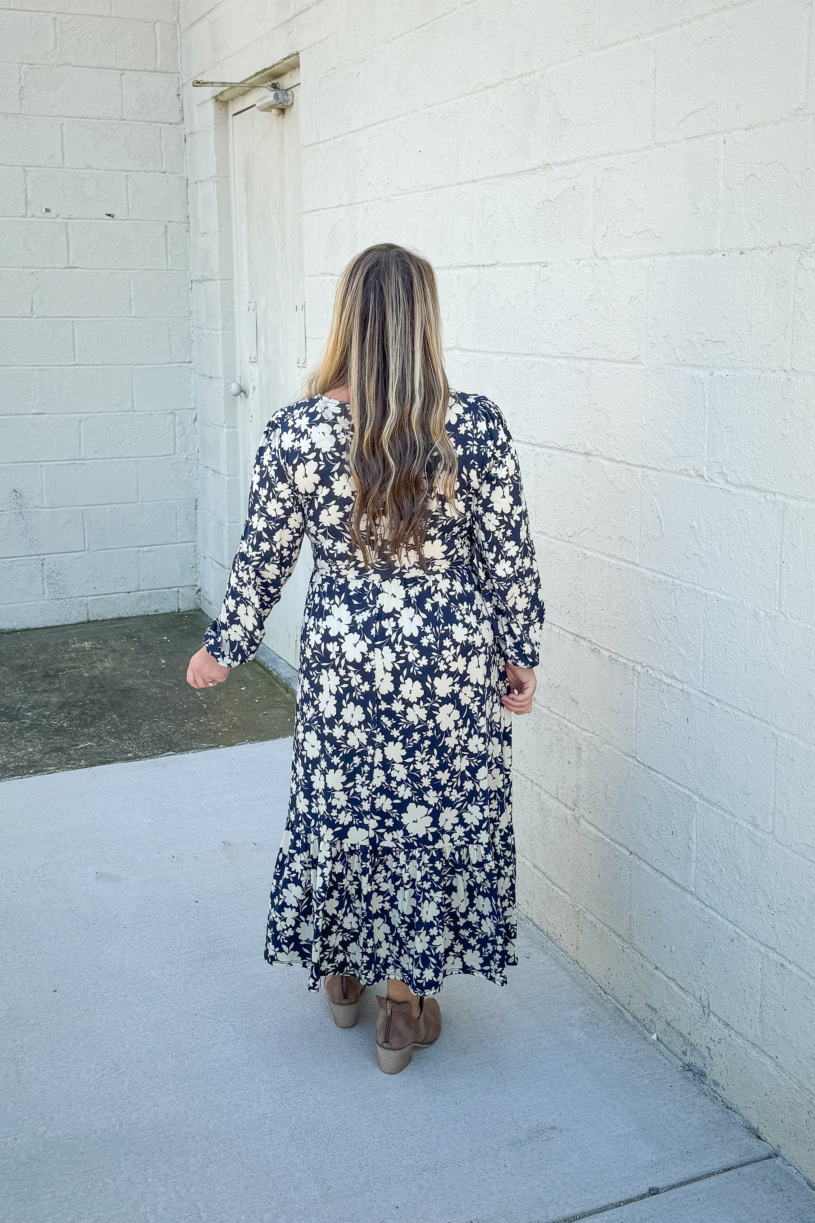 That's How Love Goes Floral Midi Dress