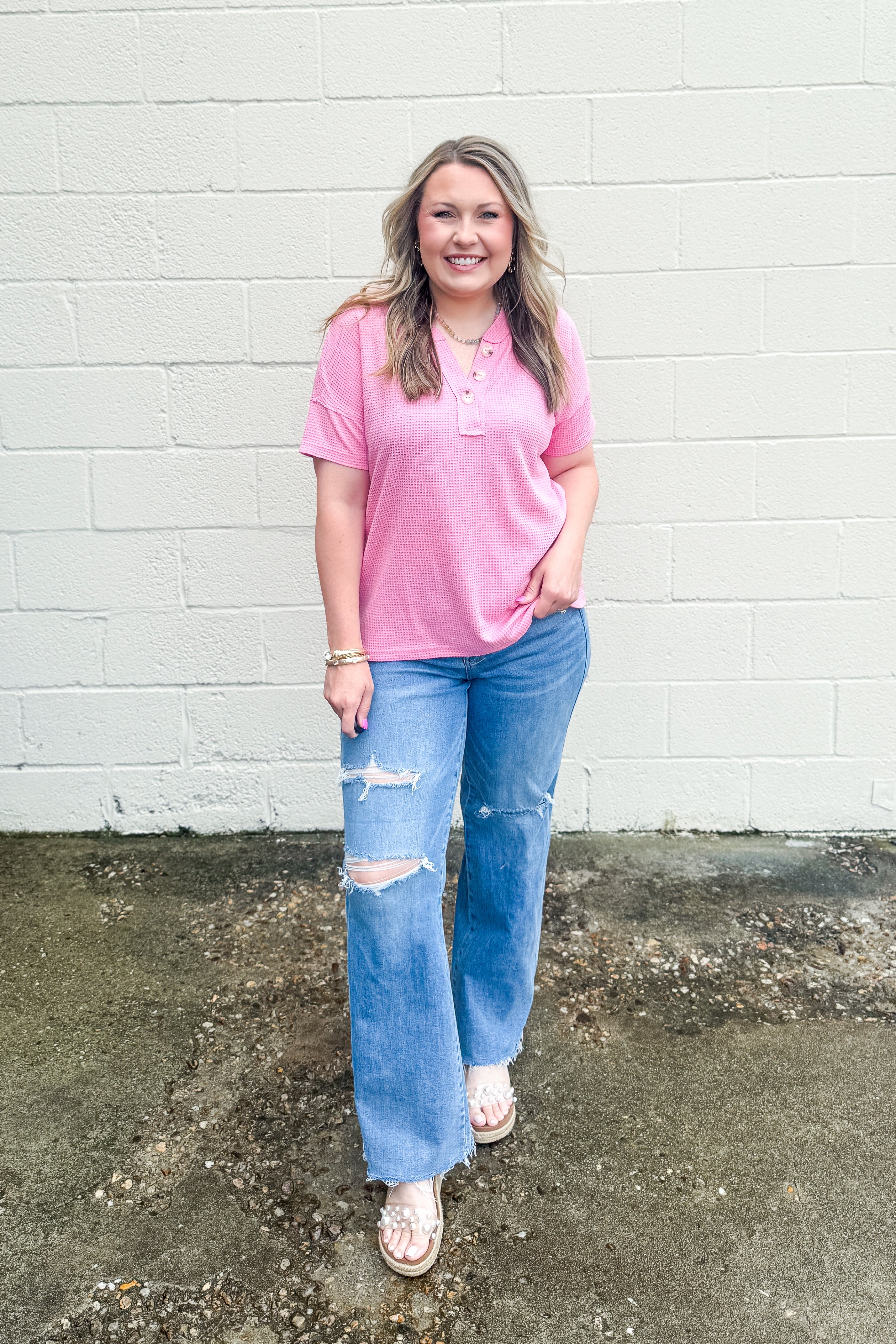 Go-To Girl Top, Pink