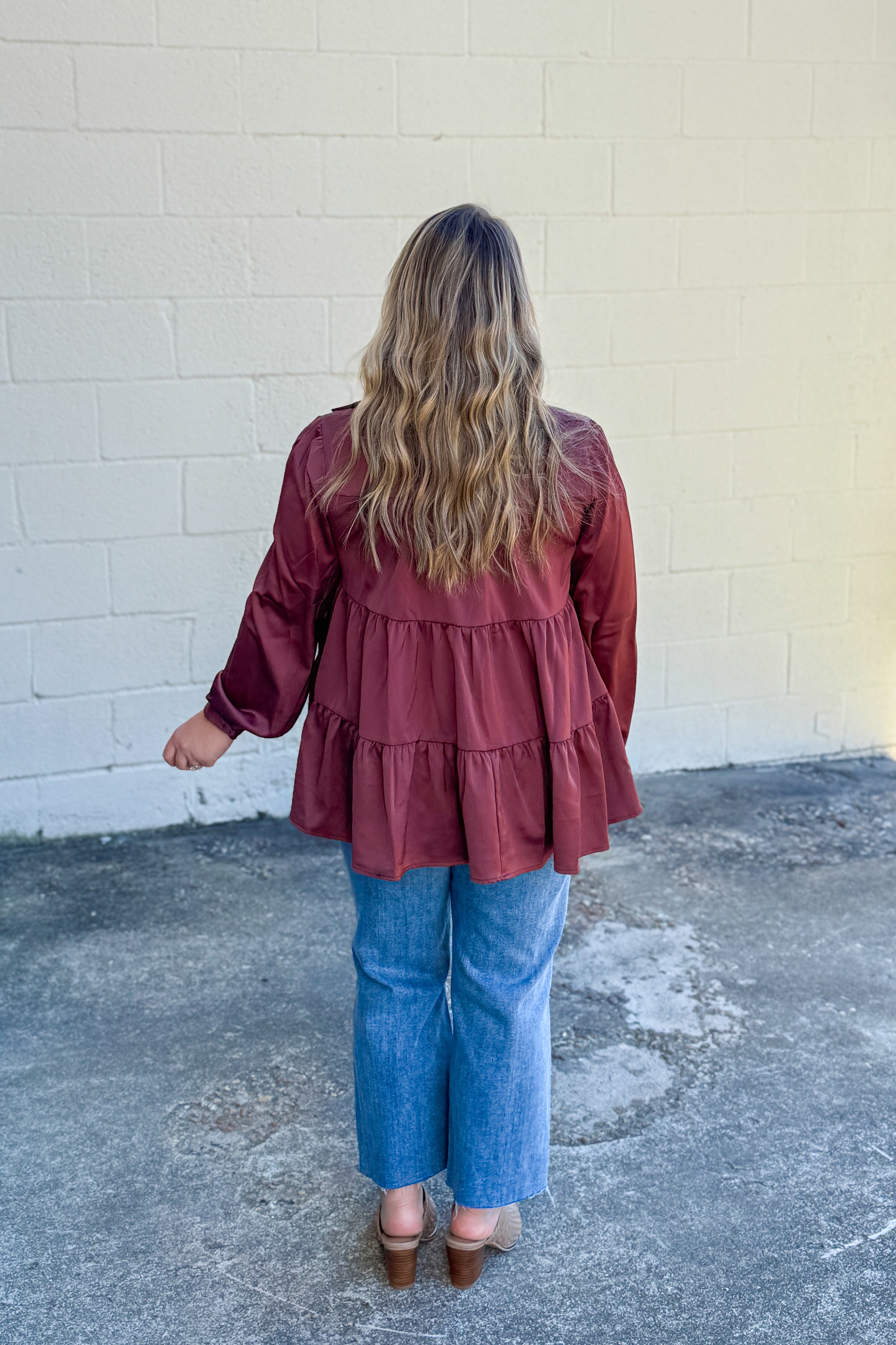 Changing Thoughts Tiered Button Top