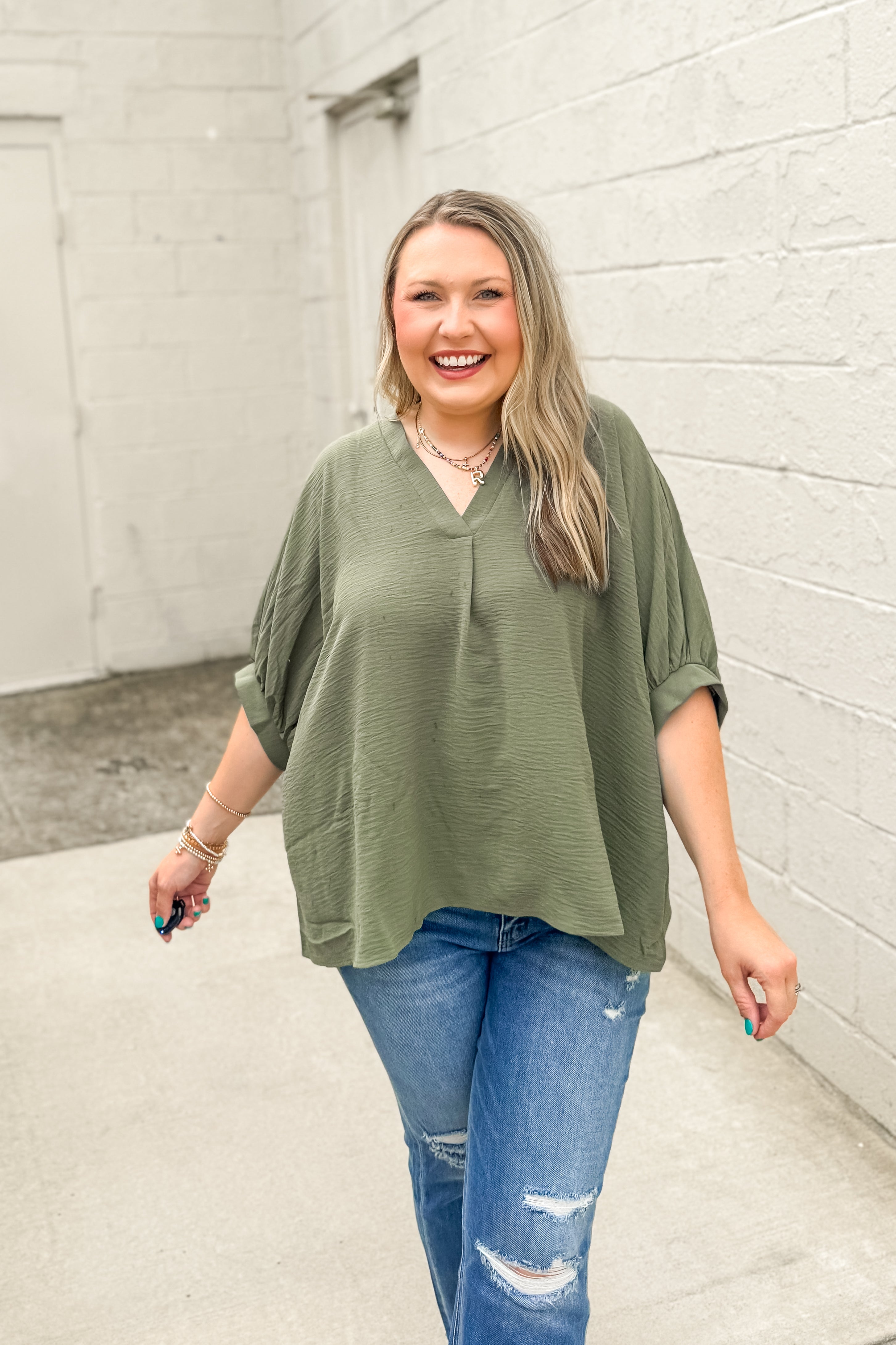 RESTOCK | I Remember Everything Top, Light Olive
