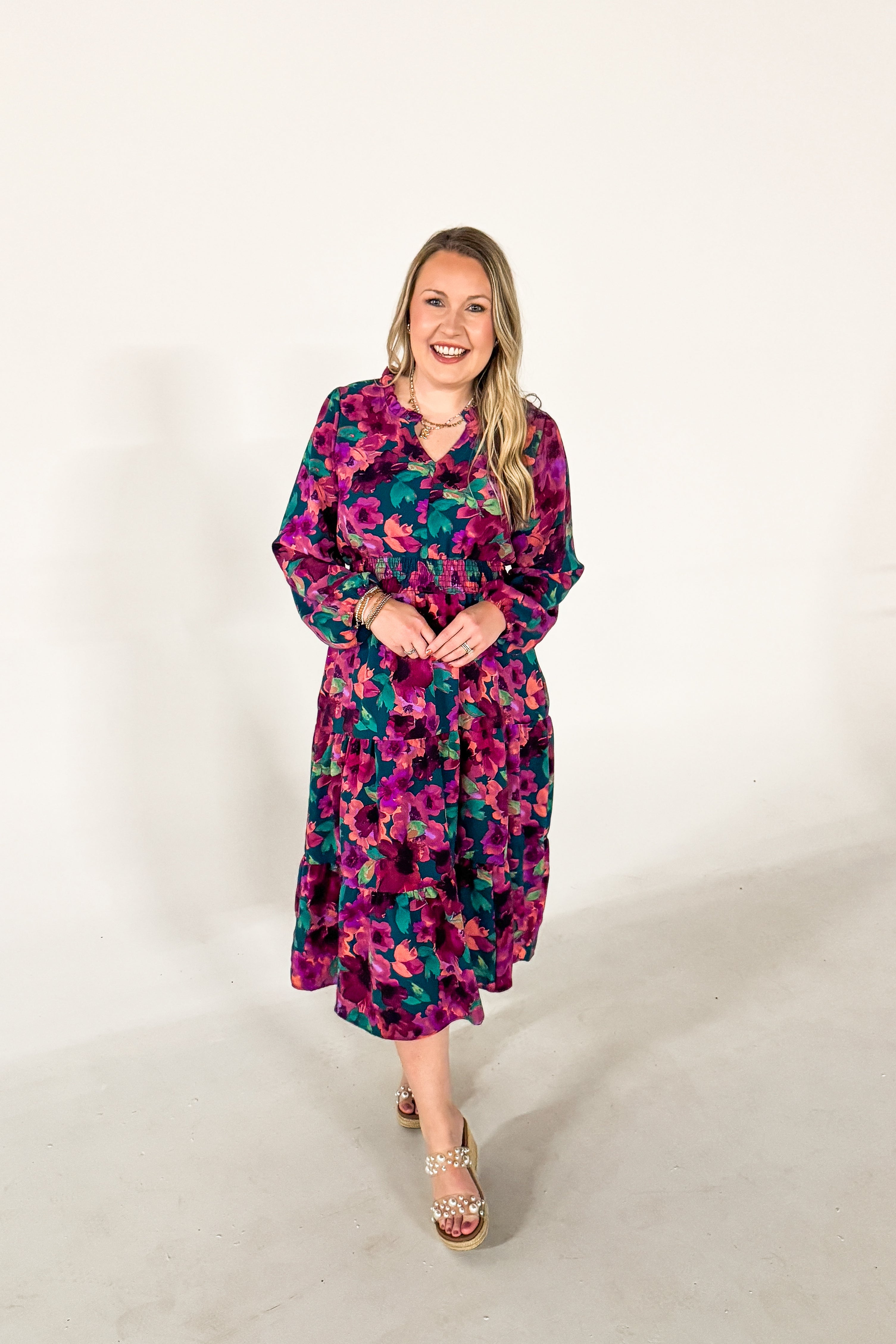 Autumn Jewel Maxi Dress
