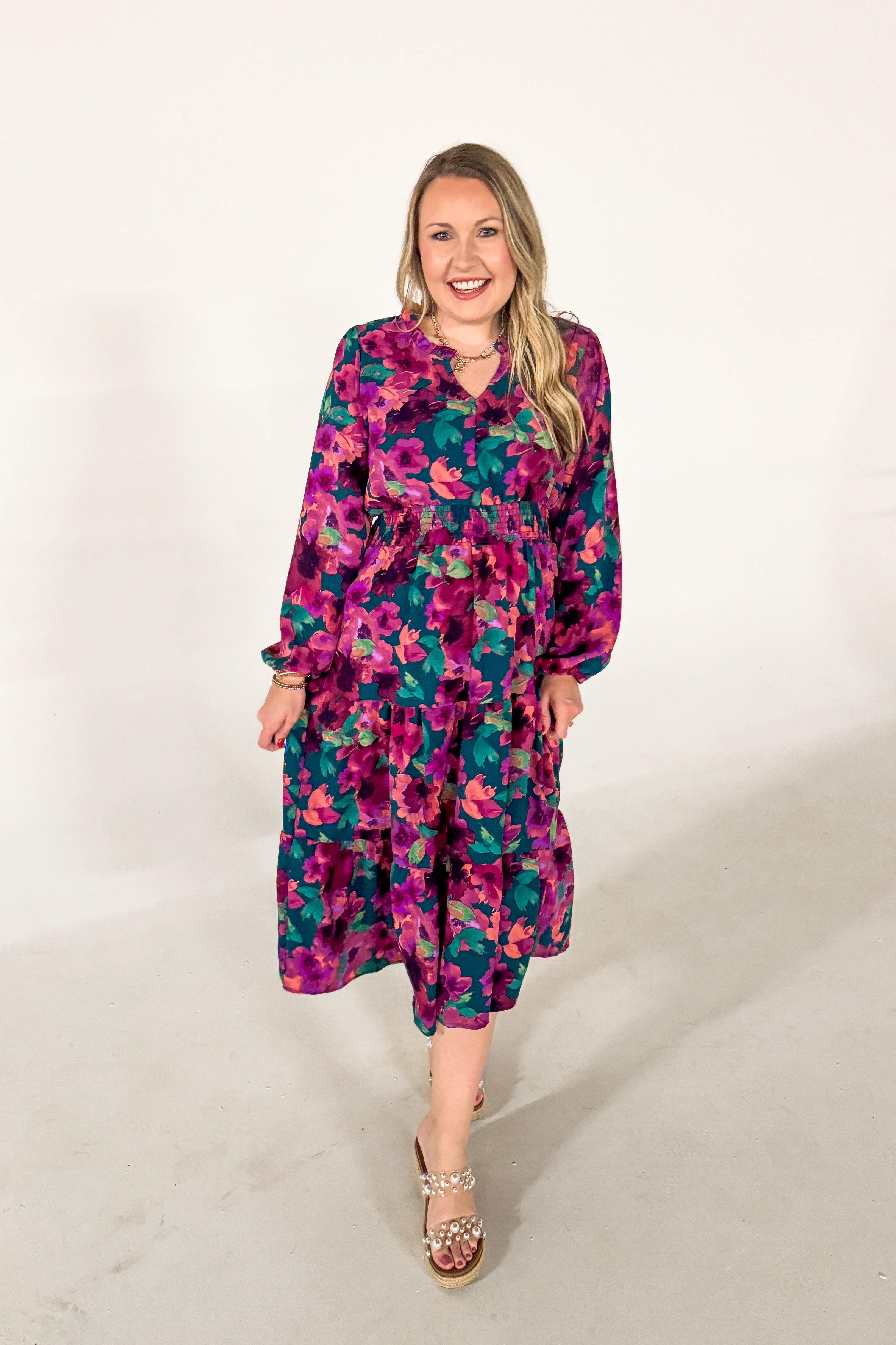 Autumn Jewel Maxi Dress