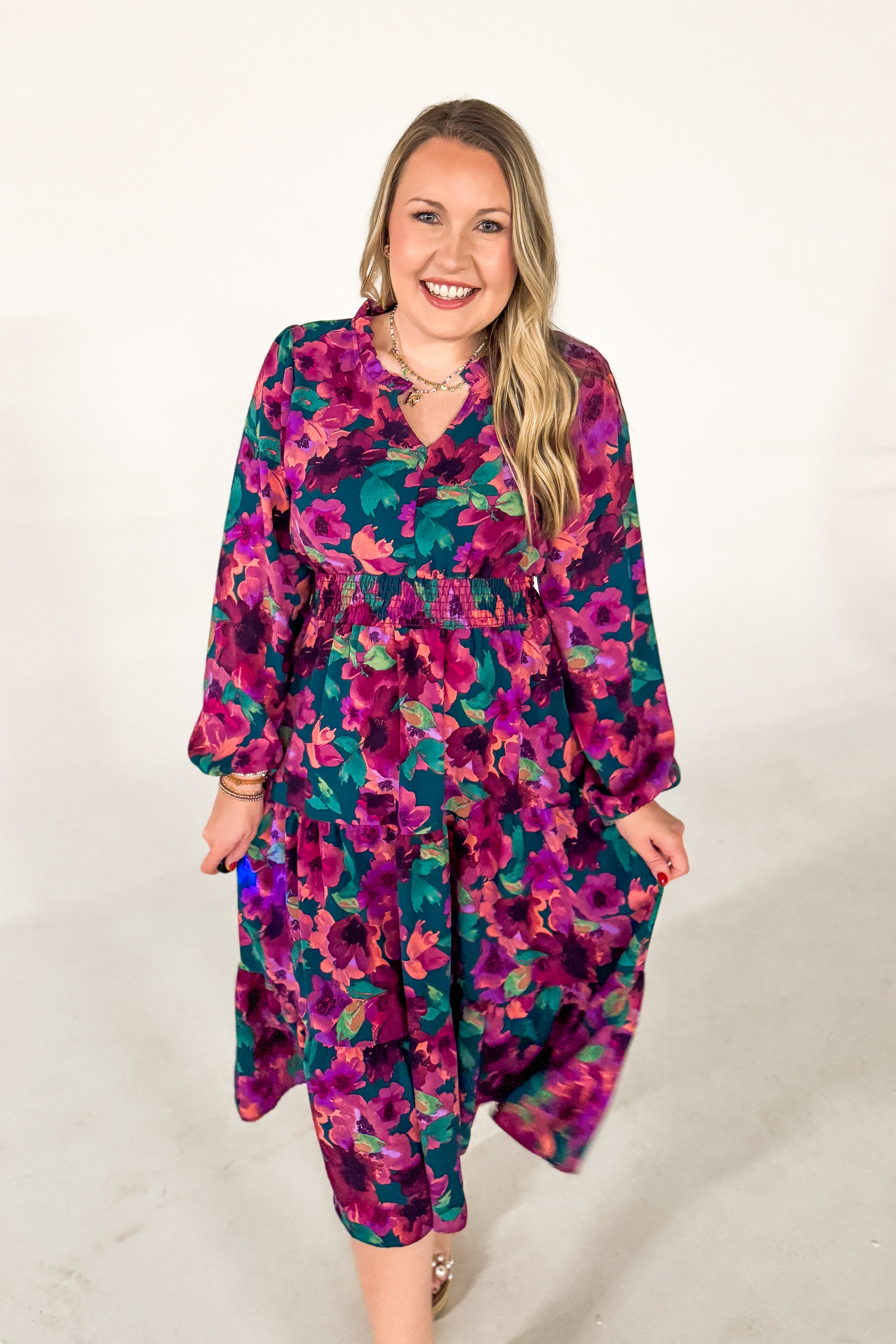 Autumn Jewel Maxi Dress