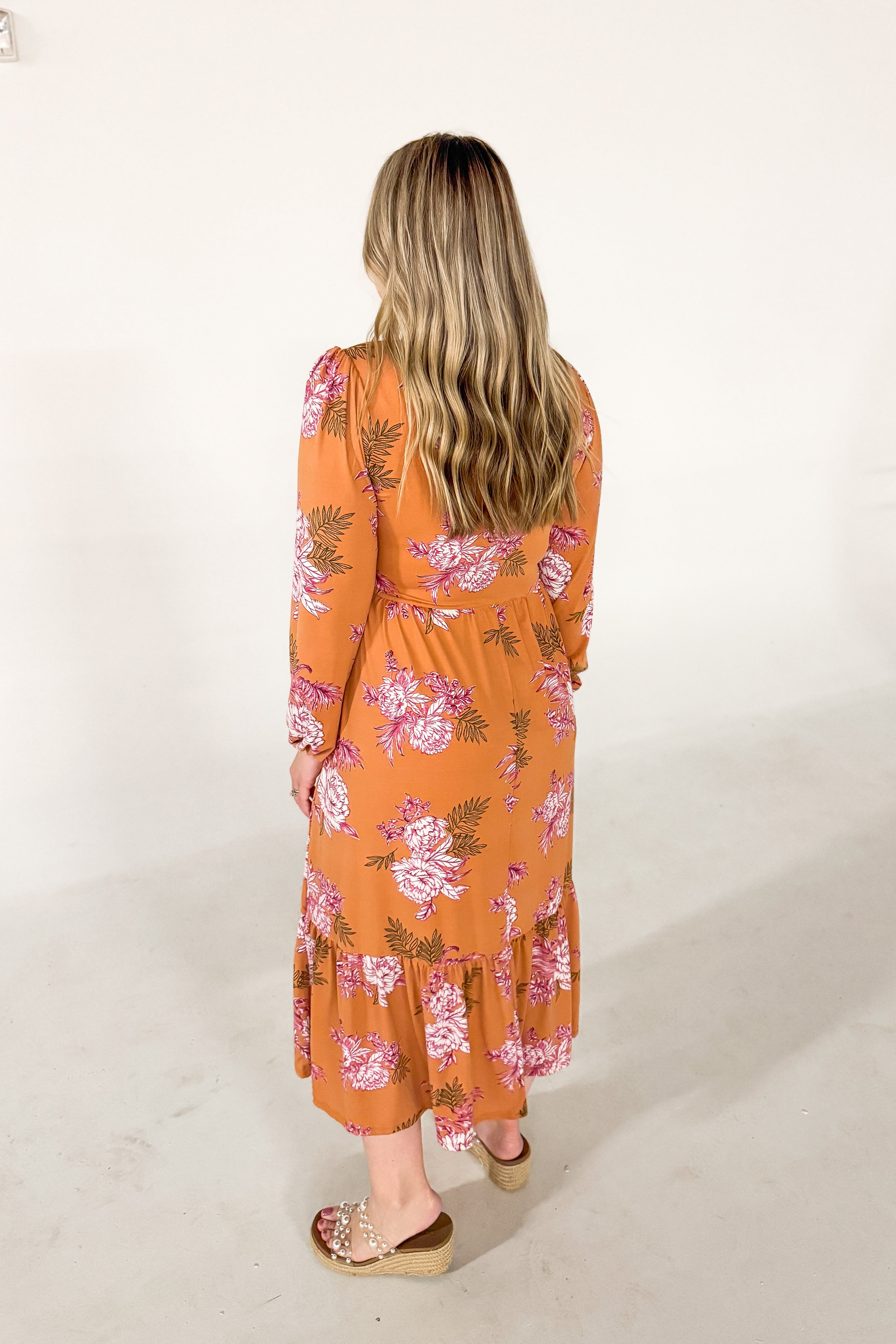 Golden Hour Floral Maxi Dress