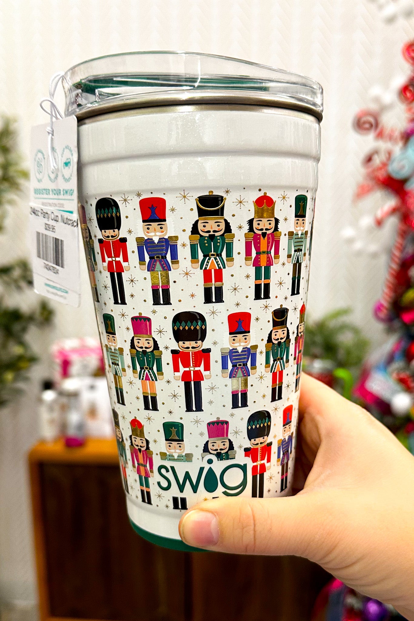 Swig 24oz Party Cup, Classic Nutcracker