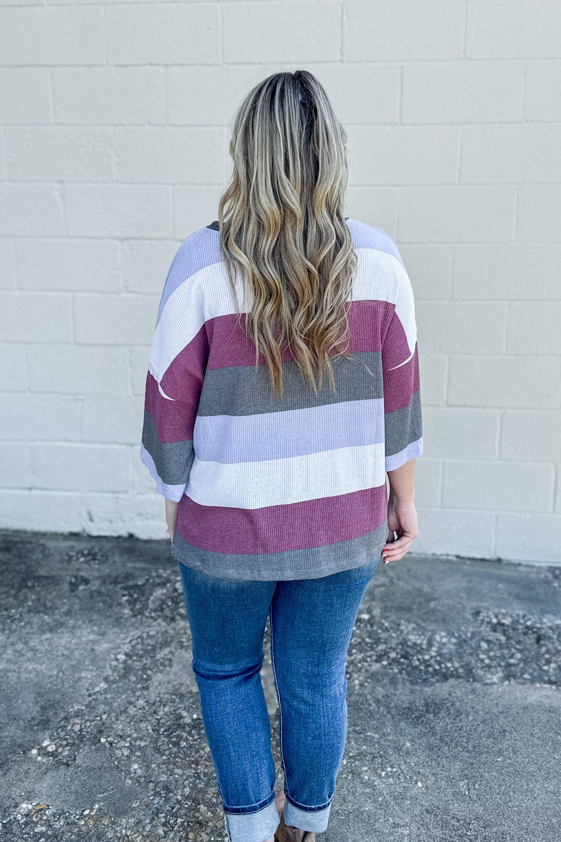 True To You Stripe Top