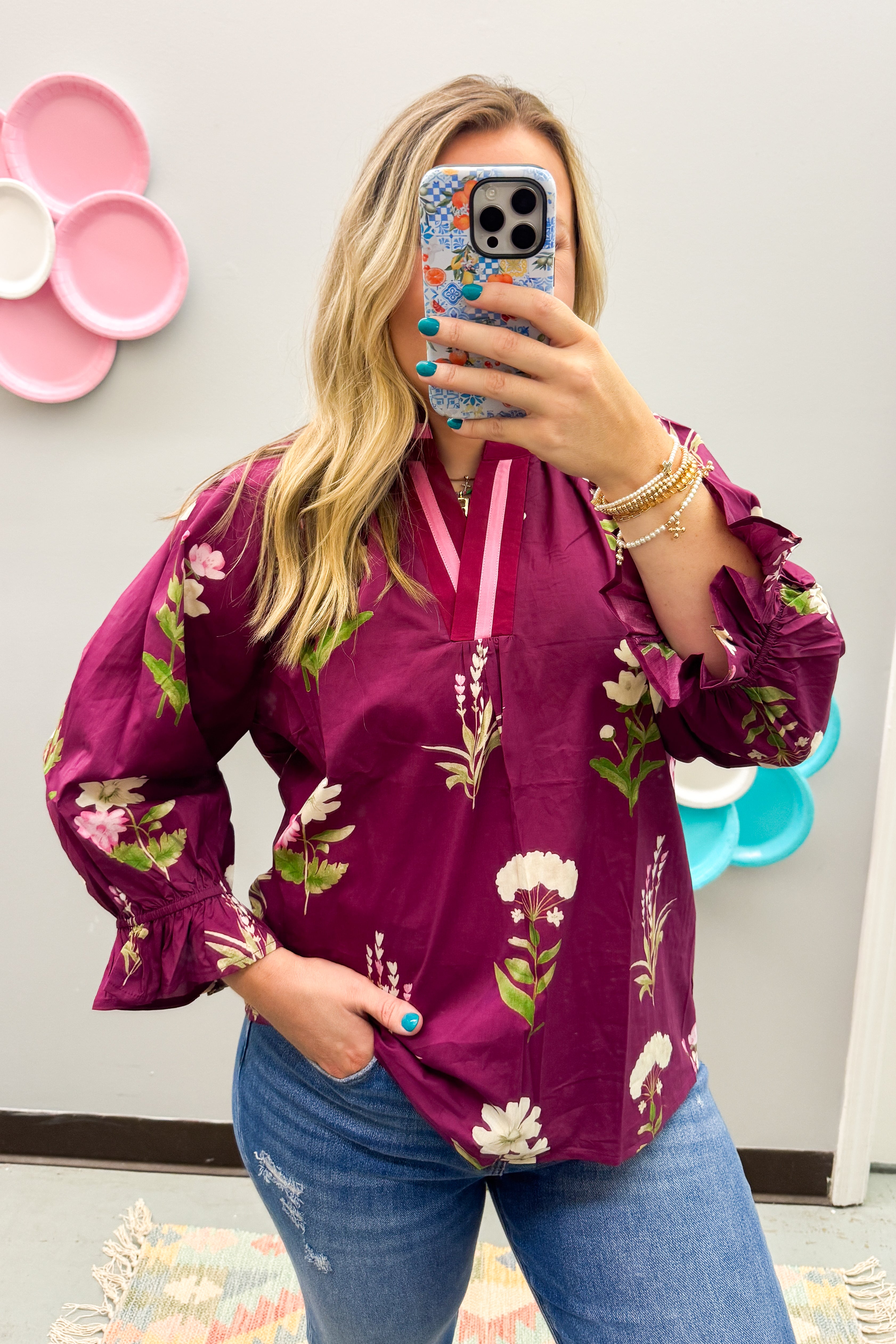 Autumn Bloom Top