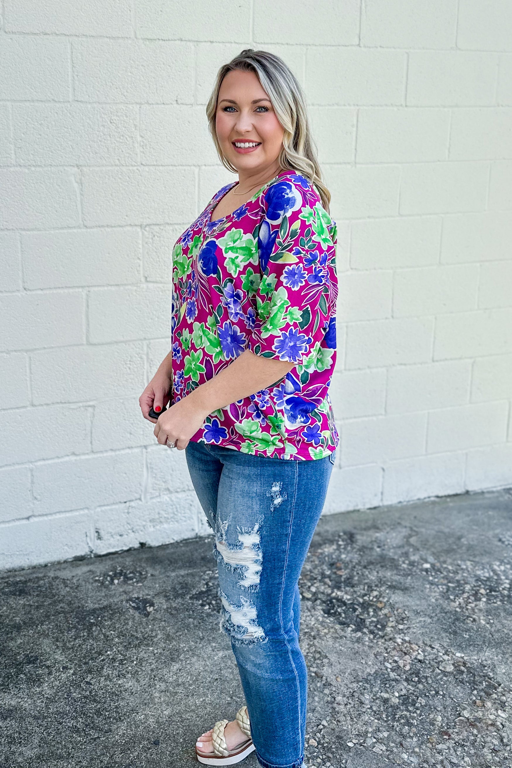 Fancy Me Floral Top